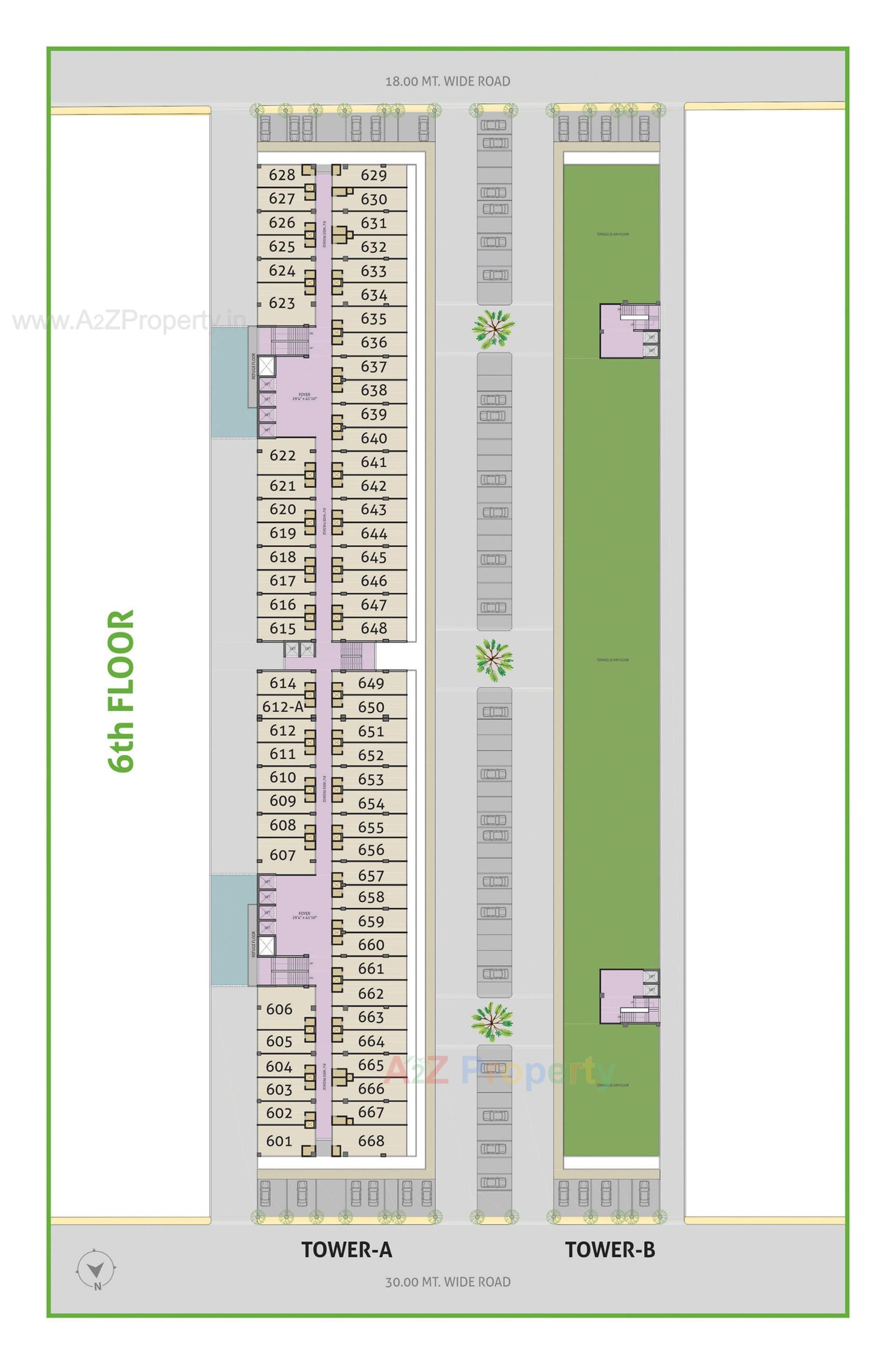 Layout of real estate project Money Plant High Street located at Ahmedabad, Ahmedabad, Gujarat