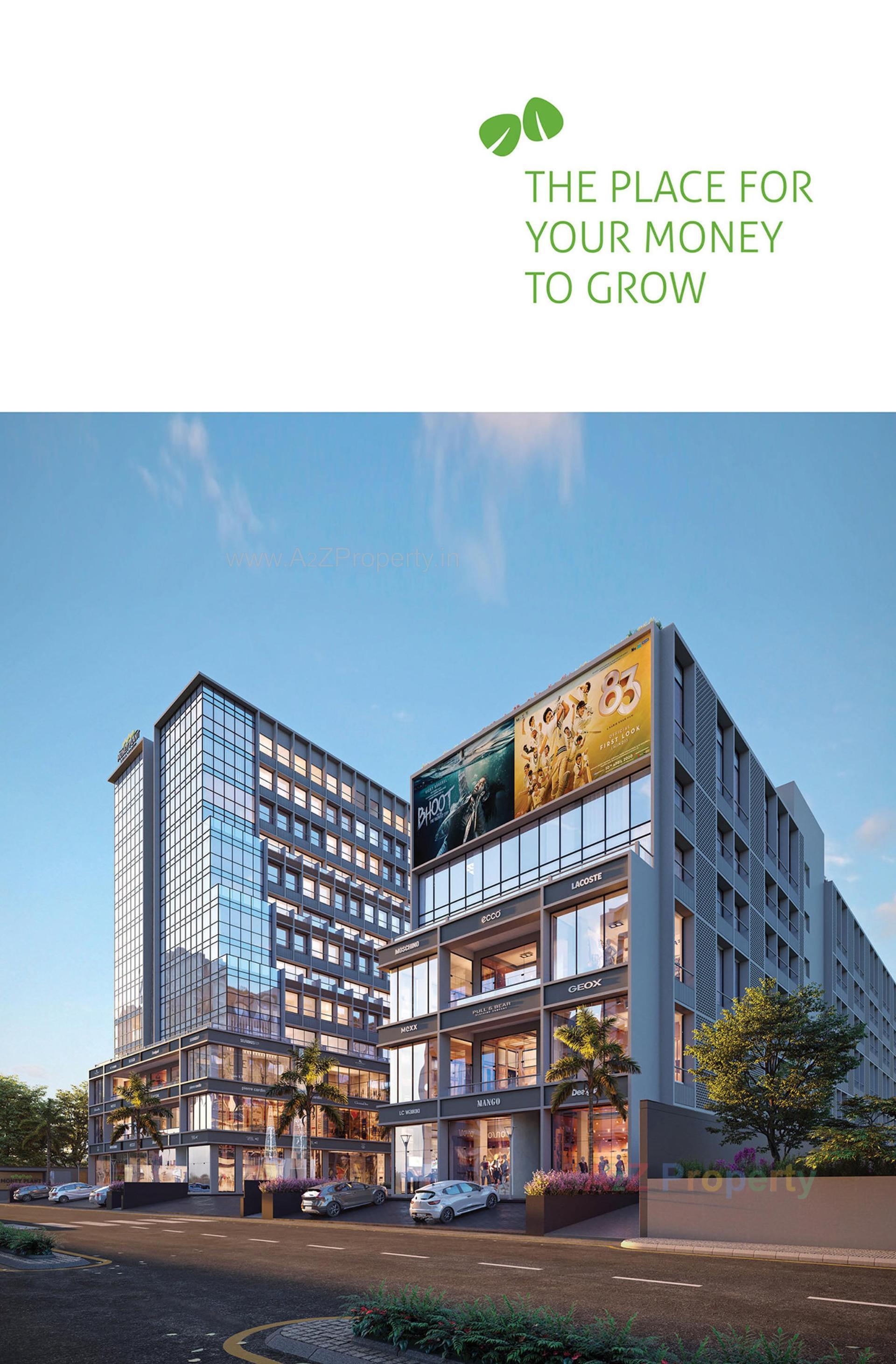 3D Elevation of real estate project Money Plant High Street located at Ahmedabad, Ahmedabad, Gujarat