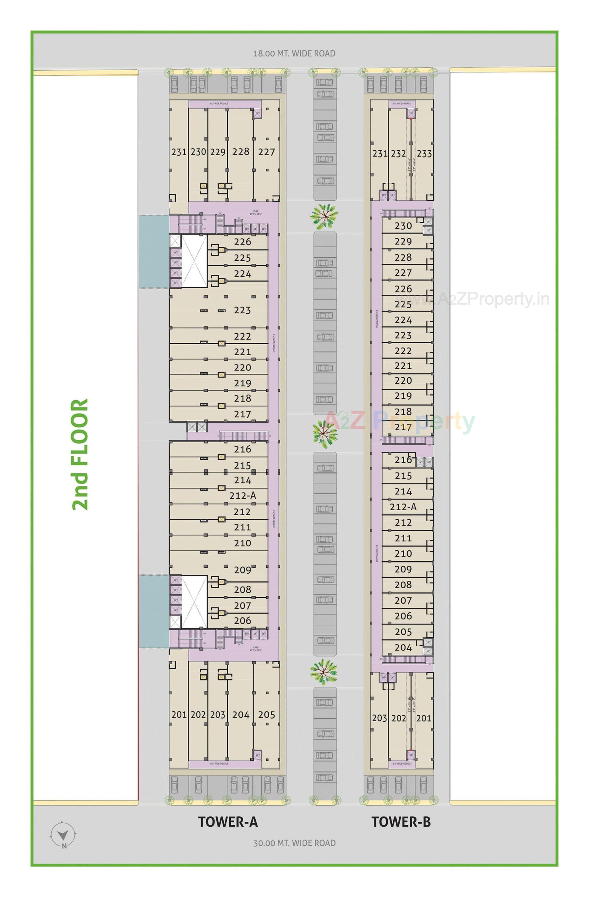 Layout of real estate project Money Plant High Street located at Ahmedabad, Ahmedabad, Gujarat