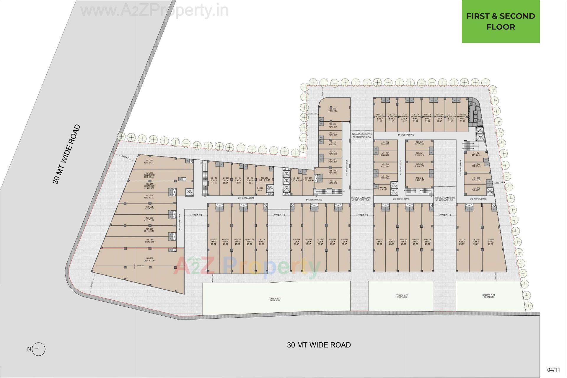 Layout of real estate project Money Plant Junction located at Ahmedabad, Ahmedabad, Gujarat