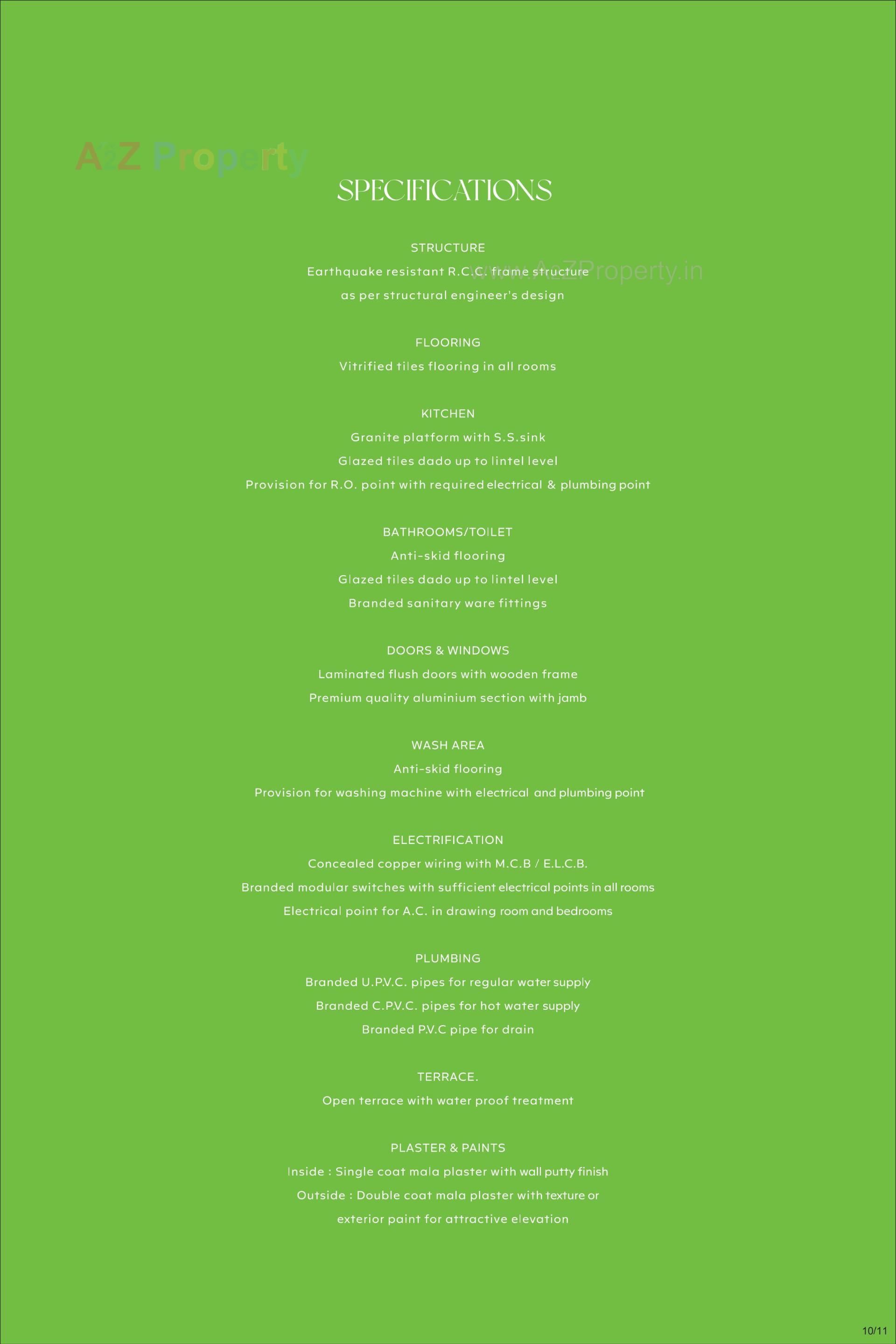  of real estate project Money Plant Residency located at Vadaj, Ahmedabad, Gujarat