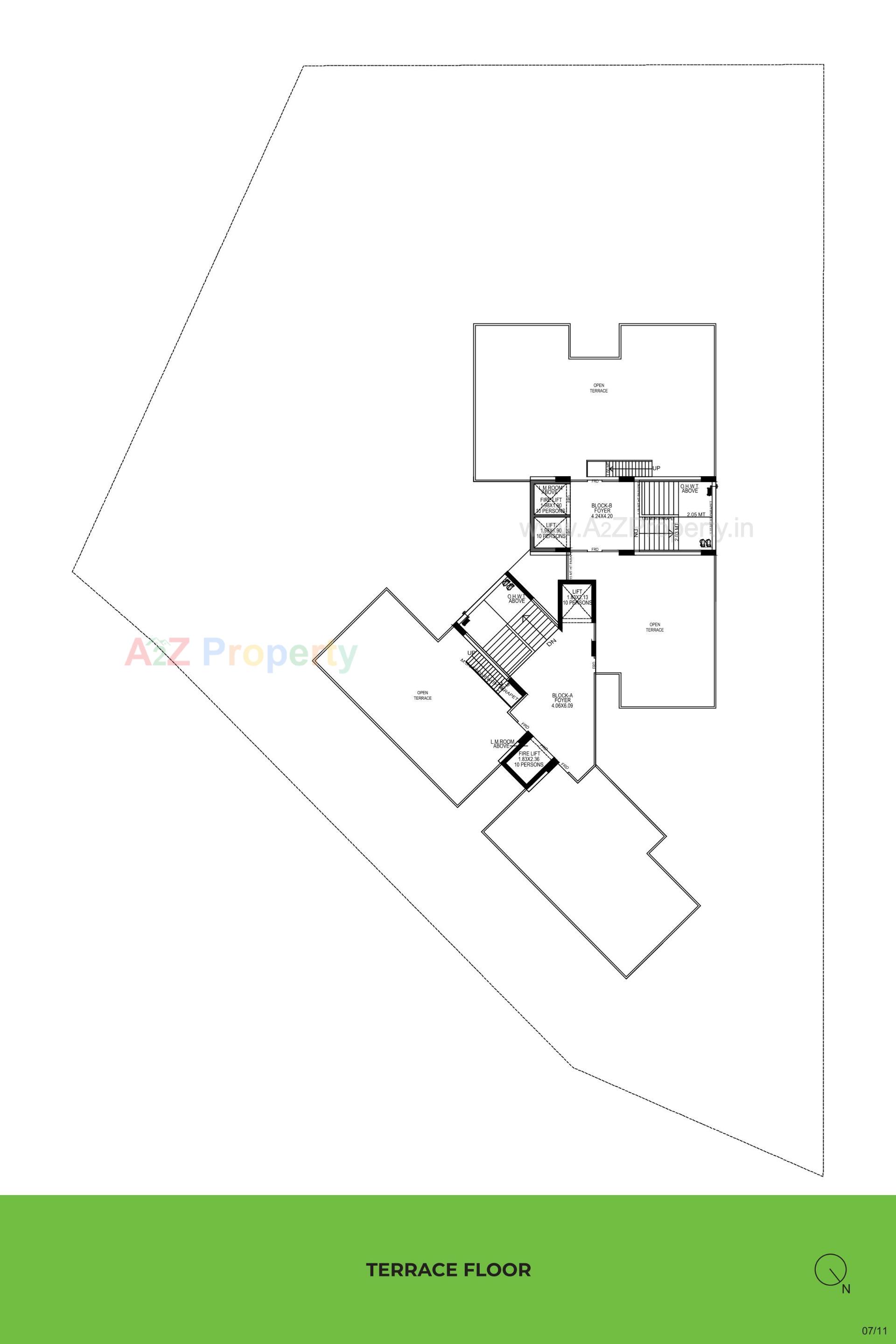 Layout of real estate project Money Plant Residency located at Vadaj, Ahmedabad, Gujarat