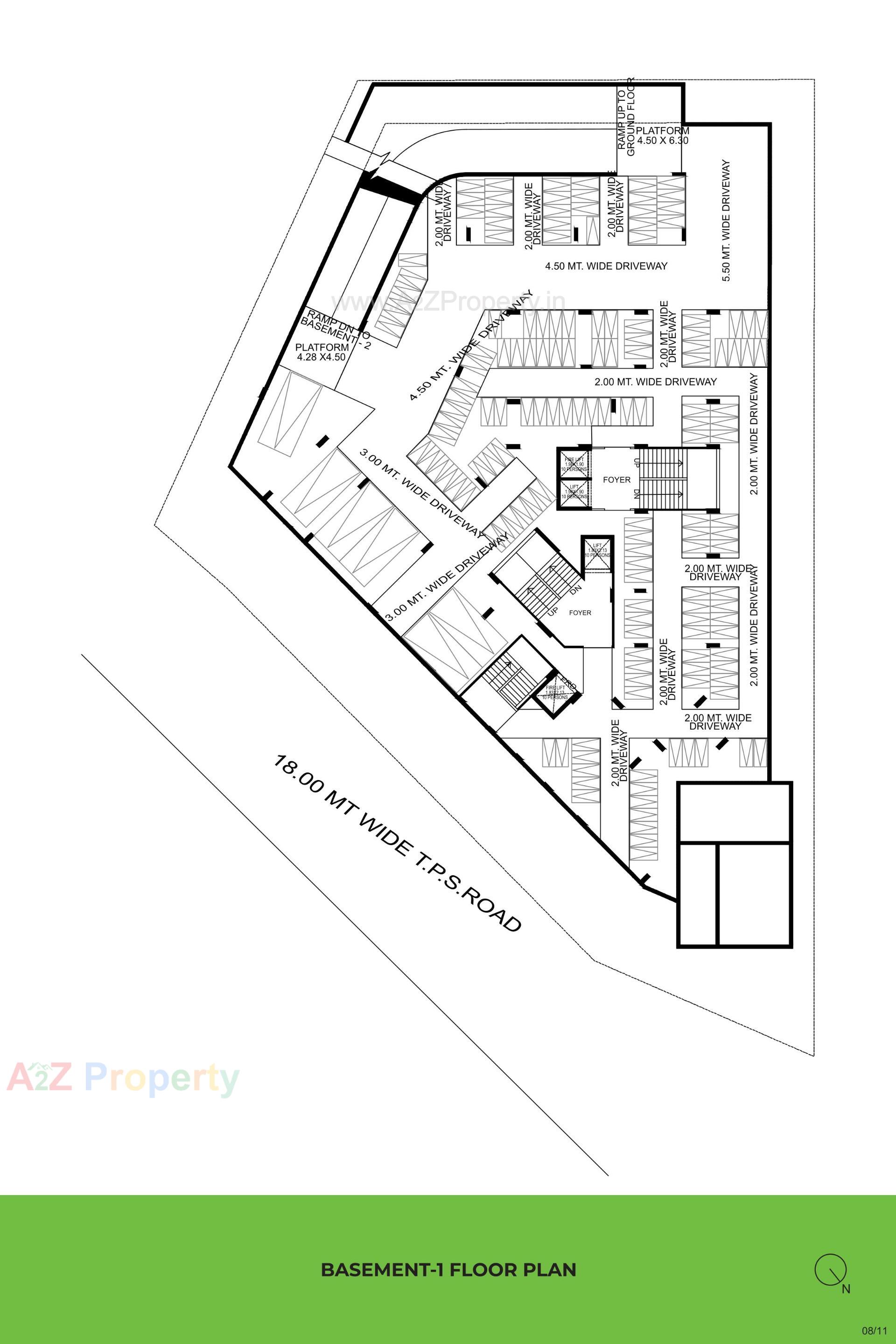 Layout of real estate project Money Plant Residency located at Vadaj, Ahmedabad, Gujarat