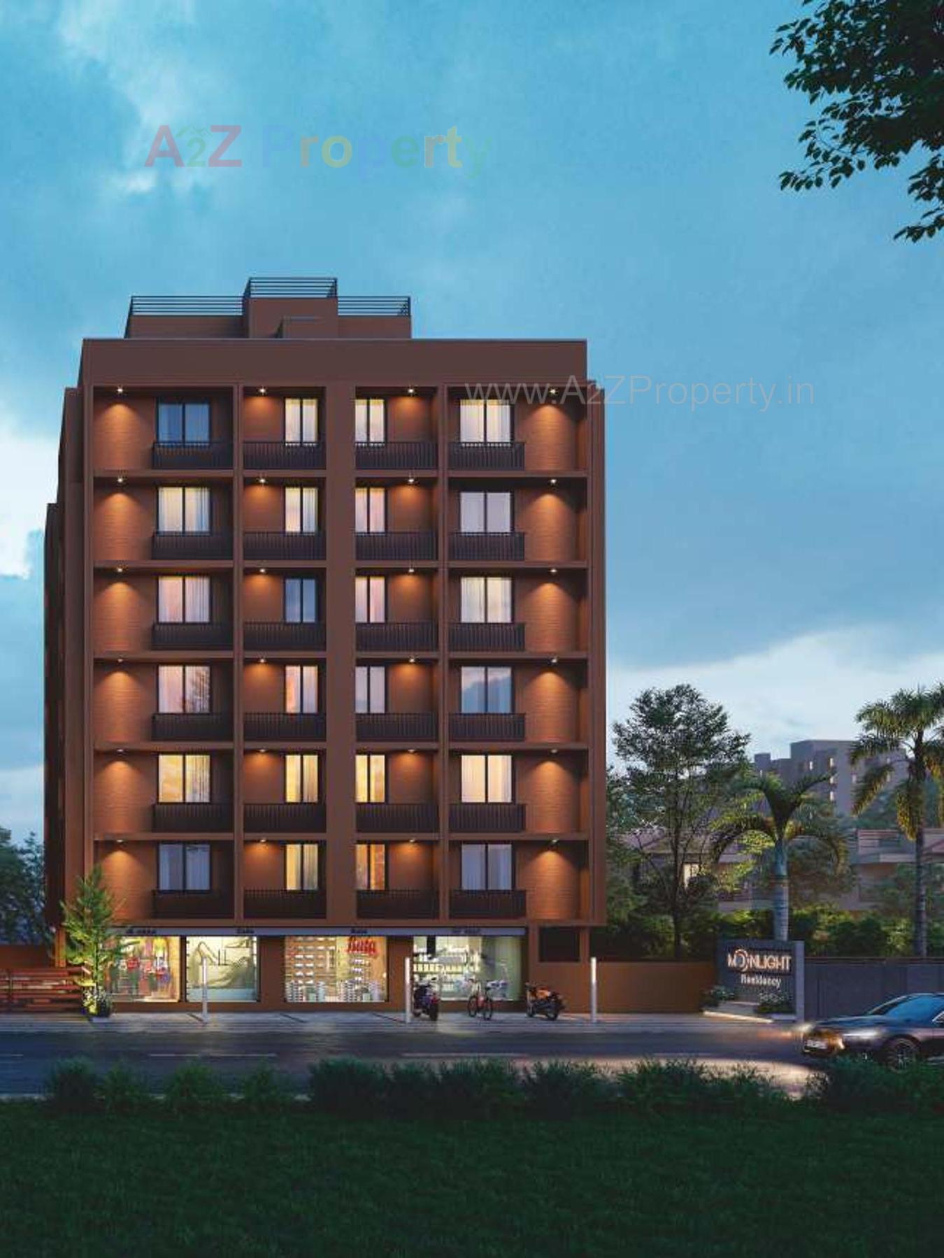3D Elevation of real estate project Moonlight Residency located at Vatva, Ahmedabad, Gujarat