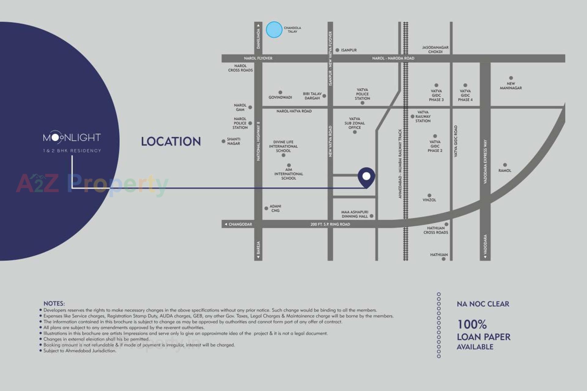  of real estate project Moonlight Residency located at Vatva, Ahmedabad, Gujarat