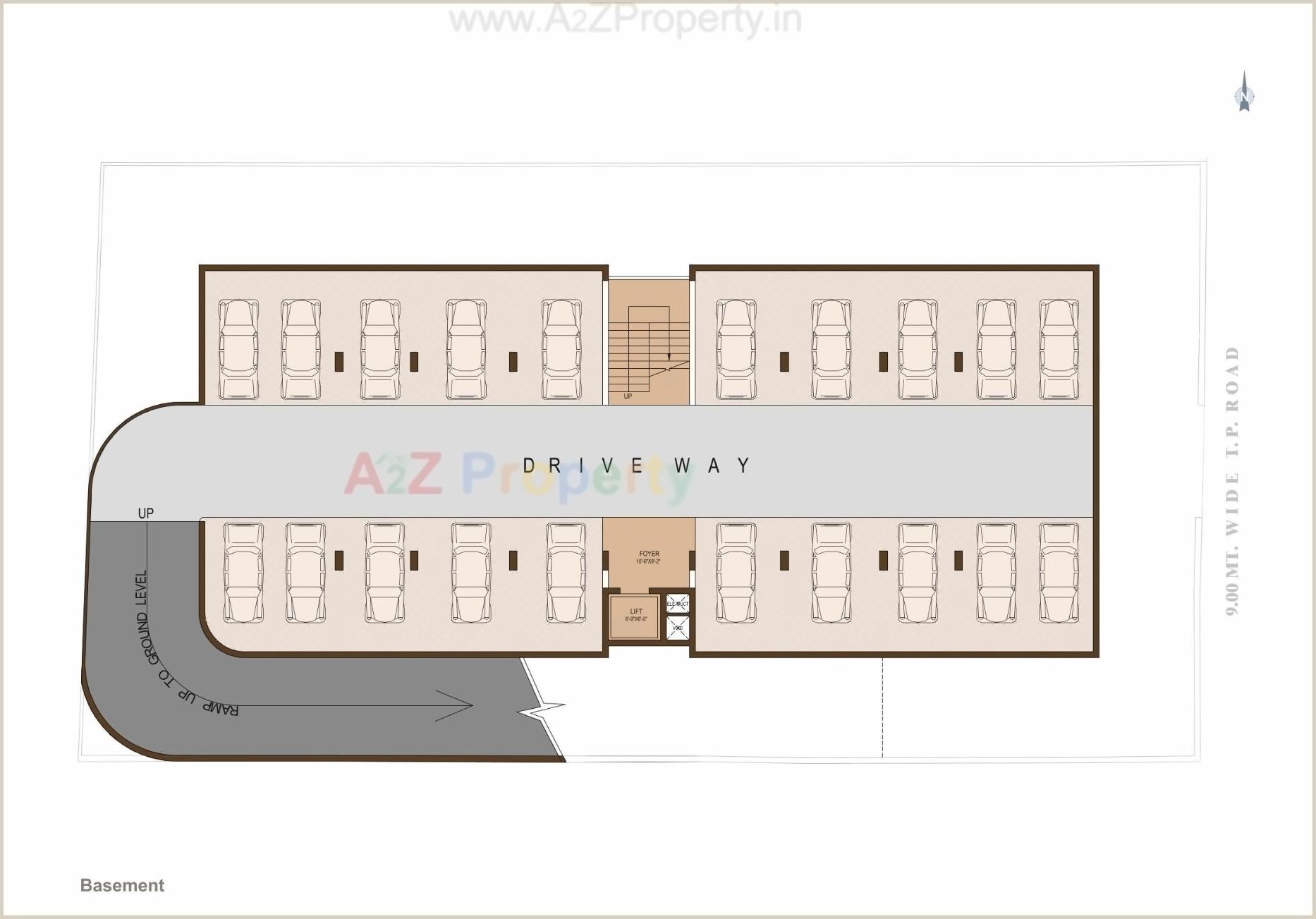 Layout of real estate project Moonvihar Flats located at Shekhpur-khanpur, Ahmedabad, Gujarat
