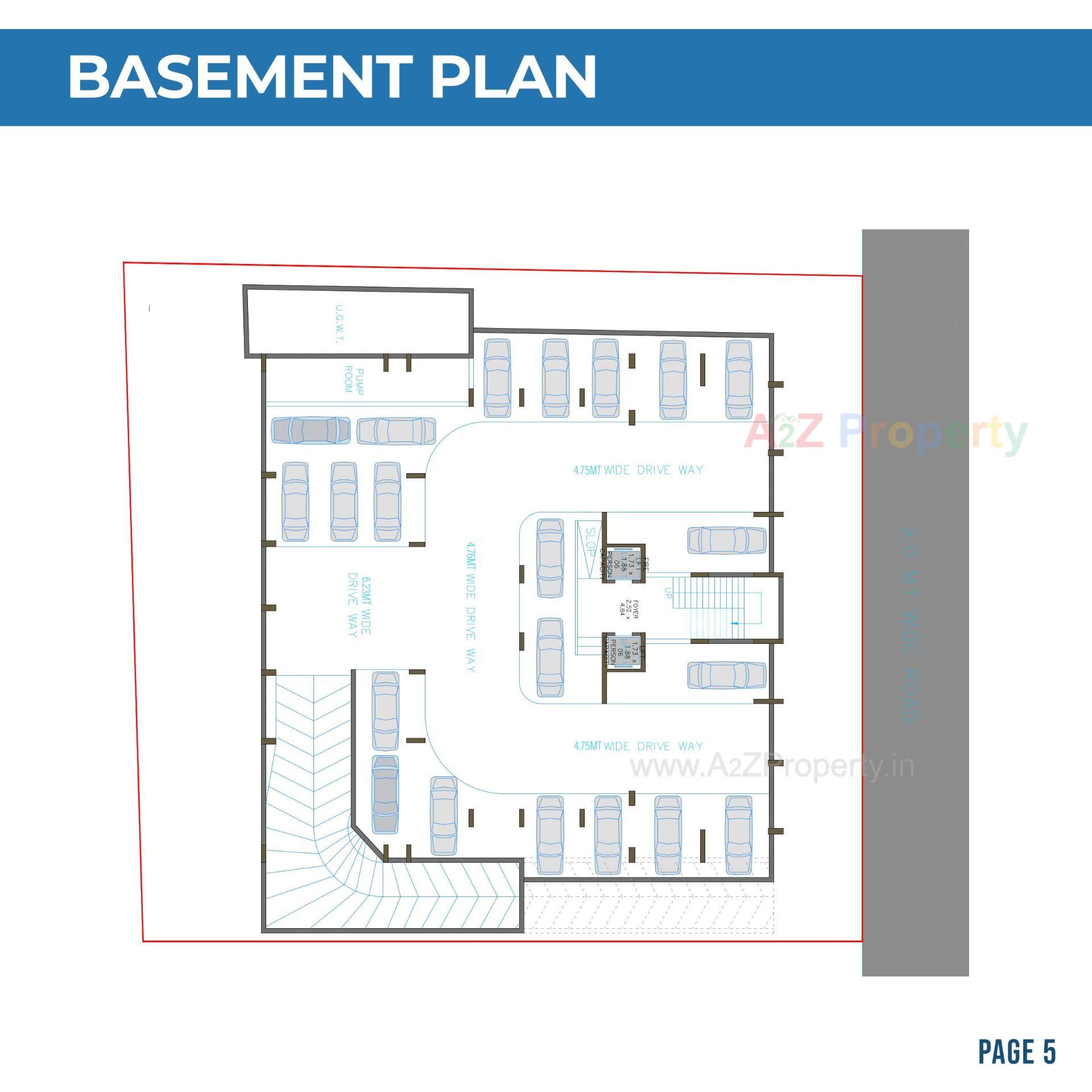 Layout of real estate project Morena Apartment located at Chhadavad, Ahmedabad, Gujarat
