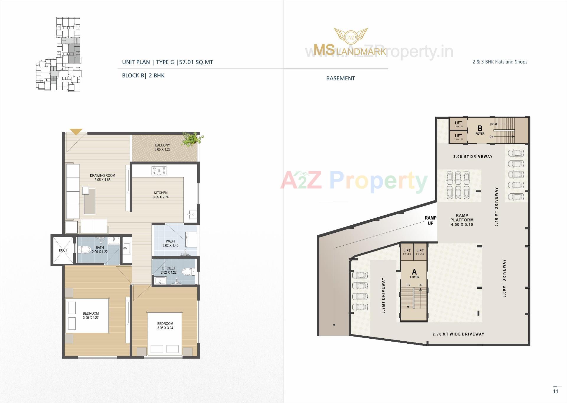 Layout of real estate project Ms Landmark located at Danilimda, Ahmedabad, Gujarat