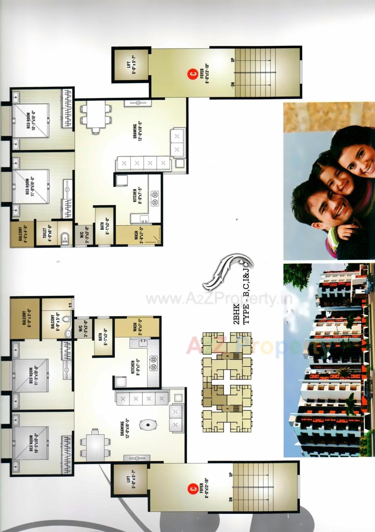 Layout of real estate project Mukhi Residency located at Ramol, Ahmedabad, Gujarat