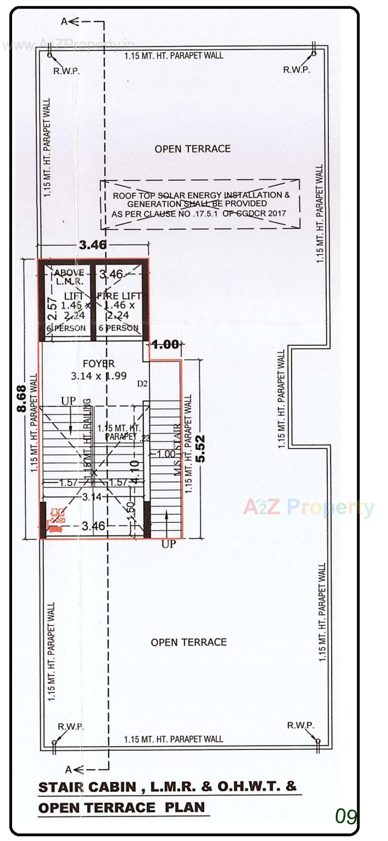 Layout of real estate project Muktajeevan Ecstasy located at Vastrapur, Ahmedabad, Gujarat