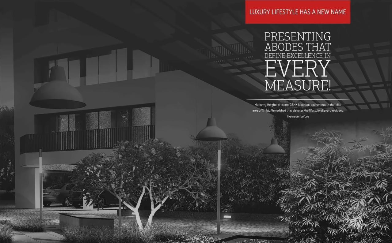 3D Elevation of real estate project Mulberry Heights located at Shilaj, Ahmedabad, Gujarat