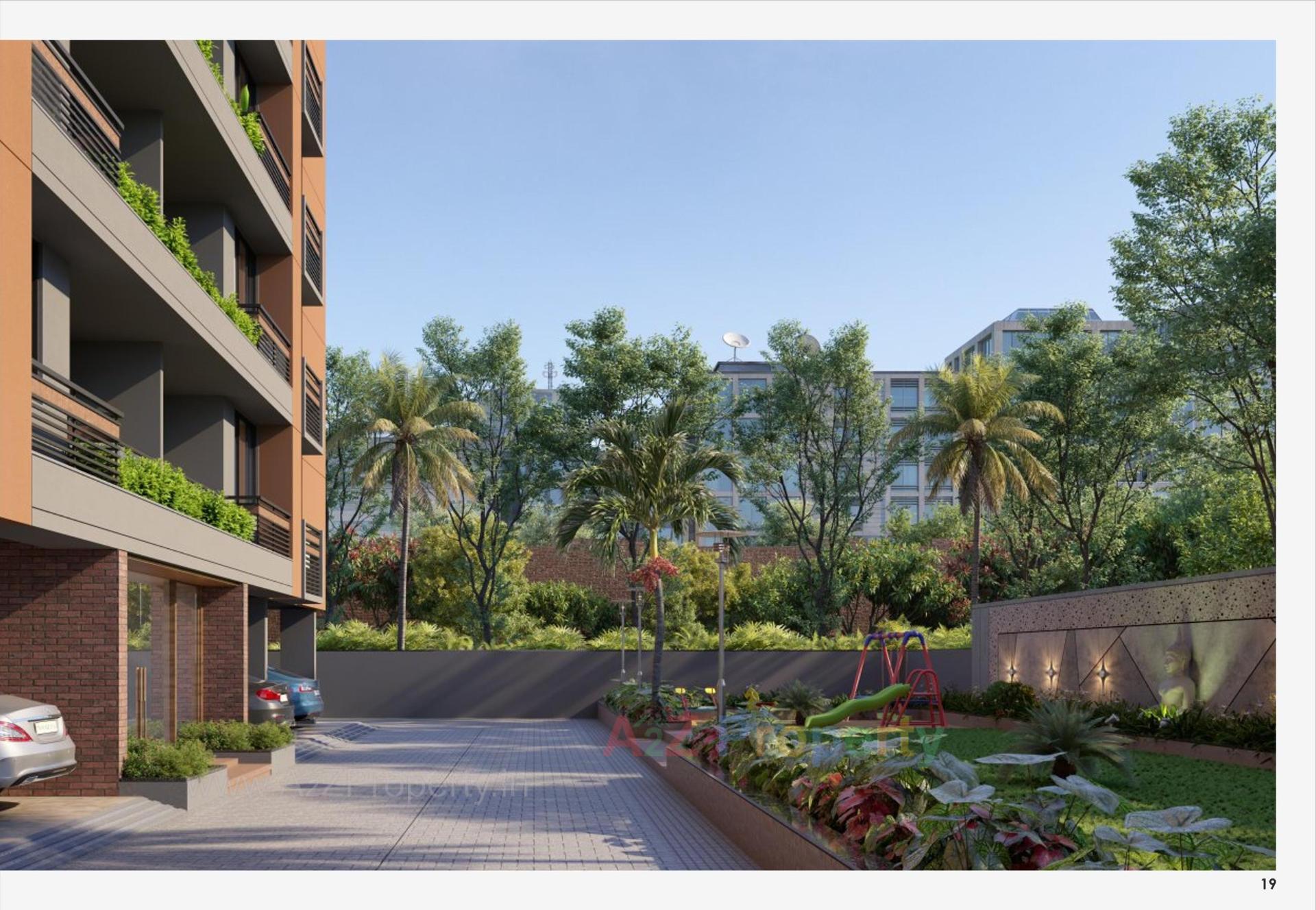 3D Elevation of real estate project Muni Sankalp located at Vastral, Ahmedabad, Gujarat