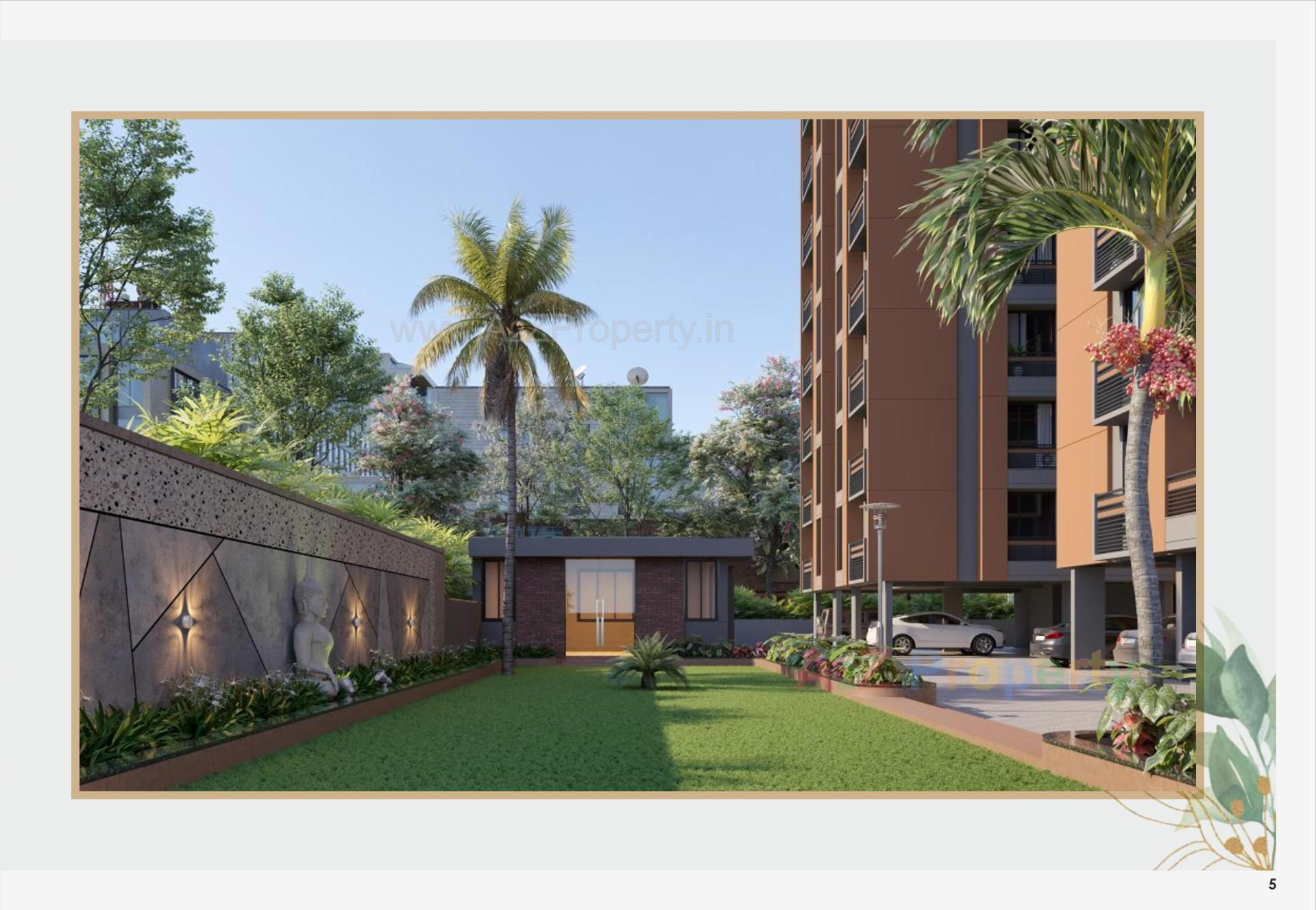 3D Elevation of real estate project Muni Sankalp located at Vastral, Ahmedabad, Gujarat