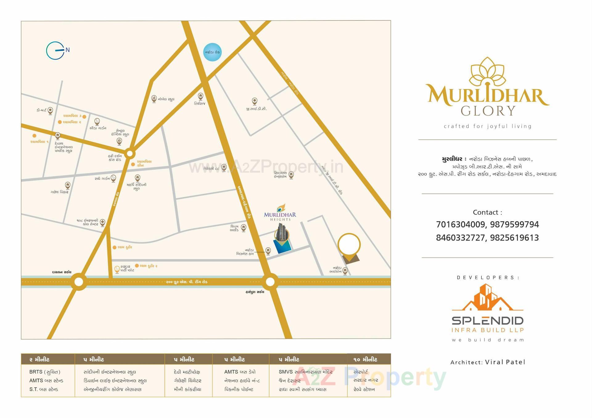  of real estate project Murlidhar Glory located at Muthiya, Ahmedabad, Gujarat