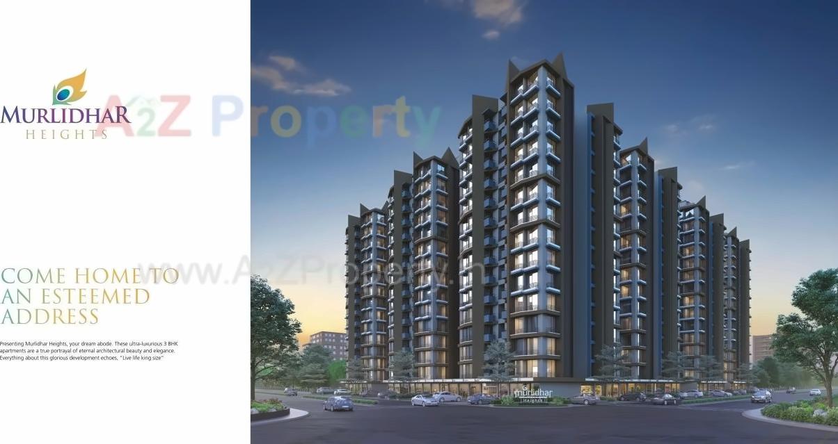 3D Elevation of real estate project Murlidhar Heights located at Muthia, Ahmedabad, Gujarat