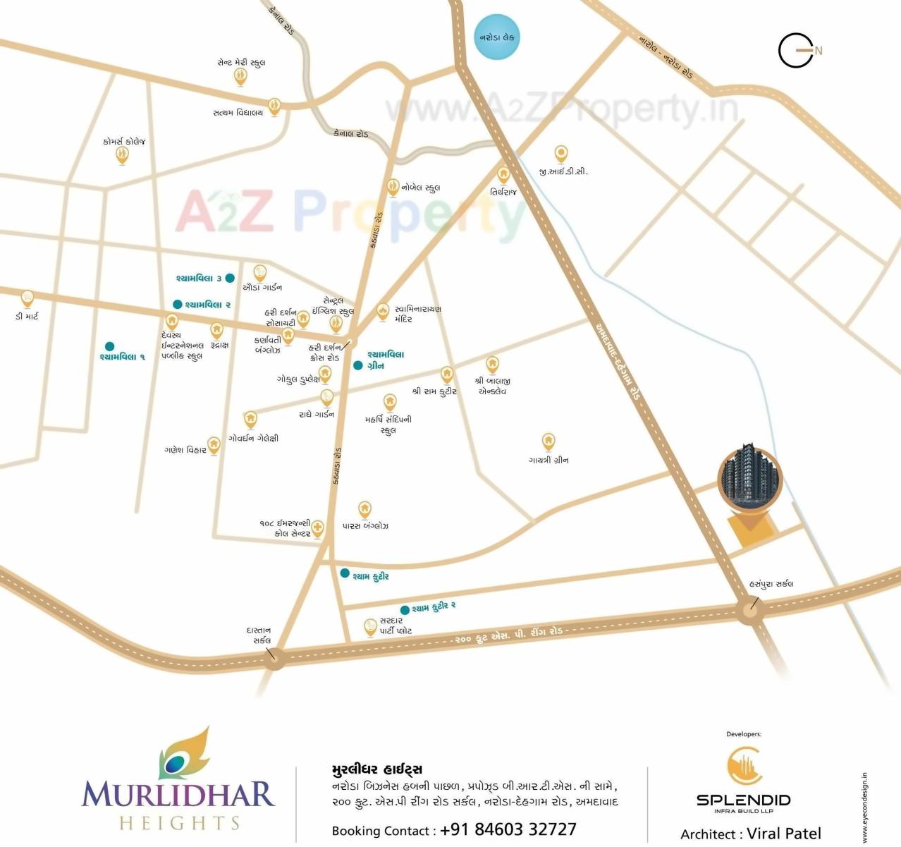  of real estate project Murlidhar Heights located at Muthia, Ahmedabad, Gujarat