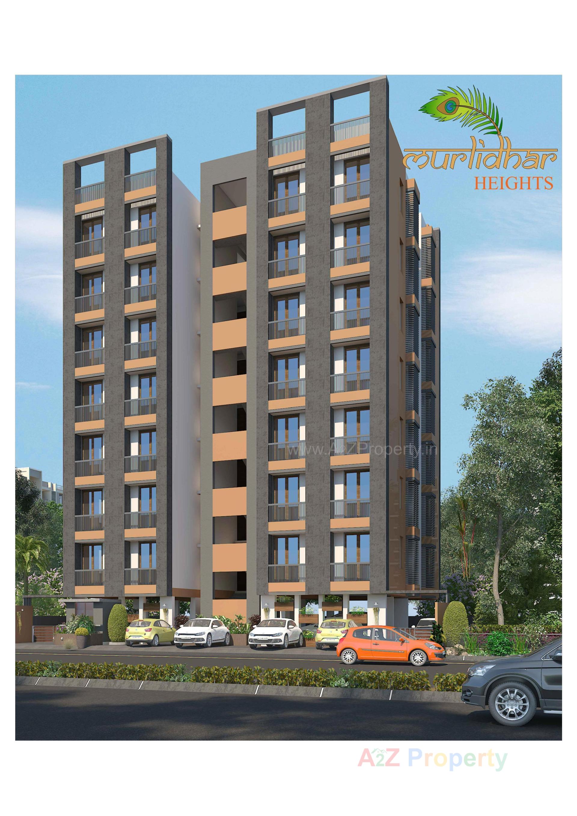 3D Elevation of real estate project Murlidhar Heights located at Sola, Ahmedabad, Gujarat