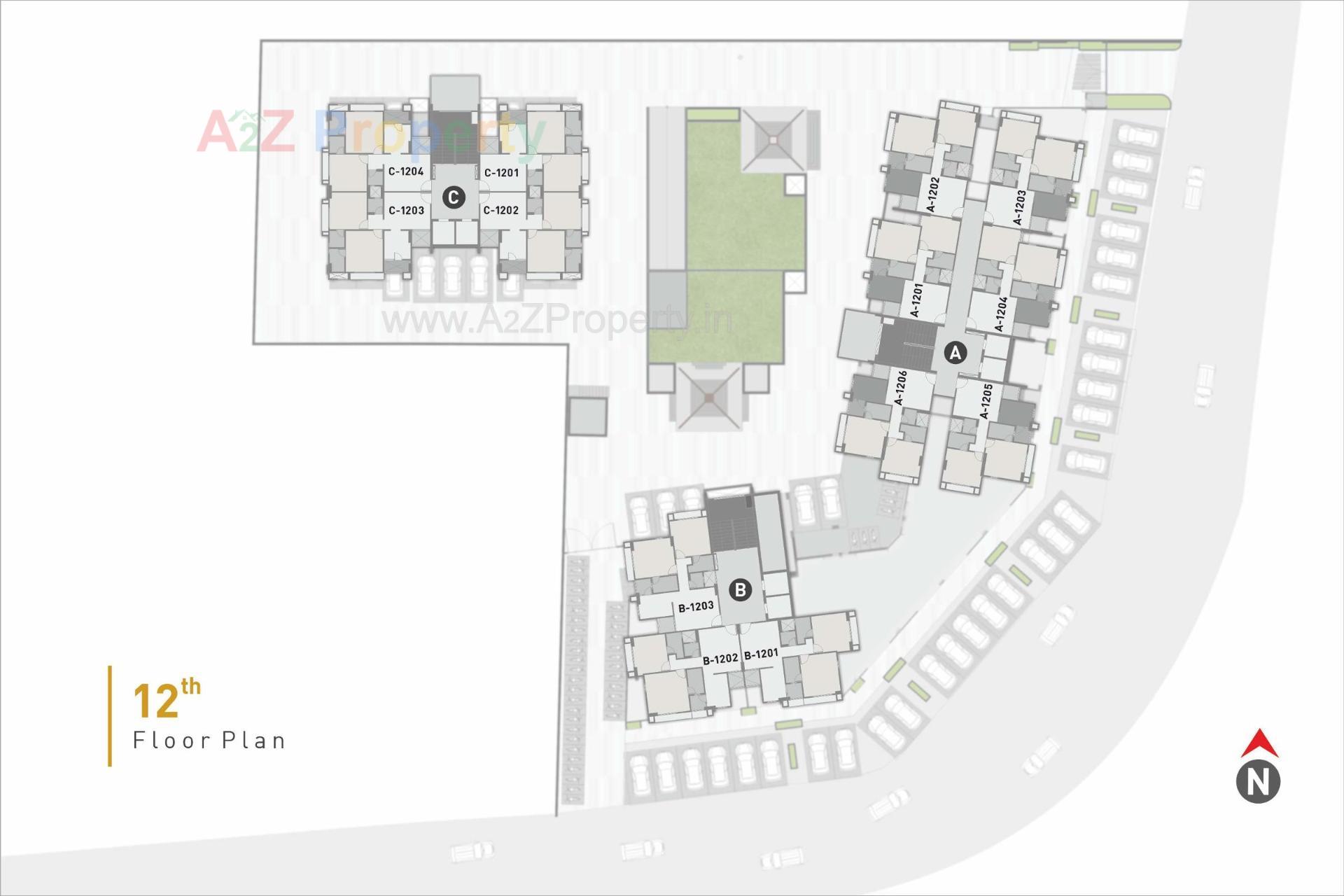 Layout of real estate project Myco Akeelah located at Sarkhej, Ahmedabad, Gujarat