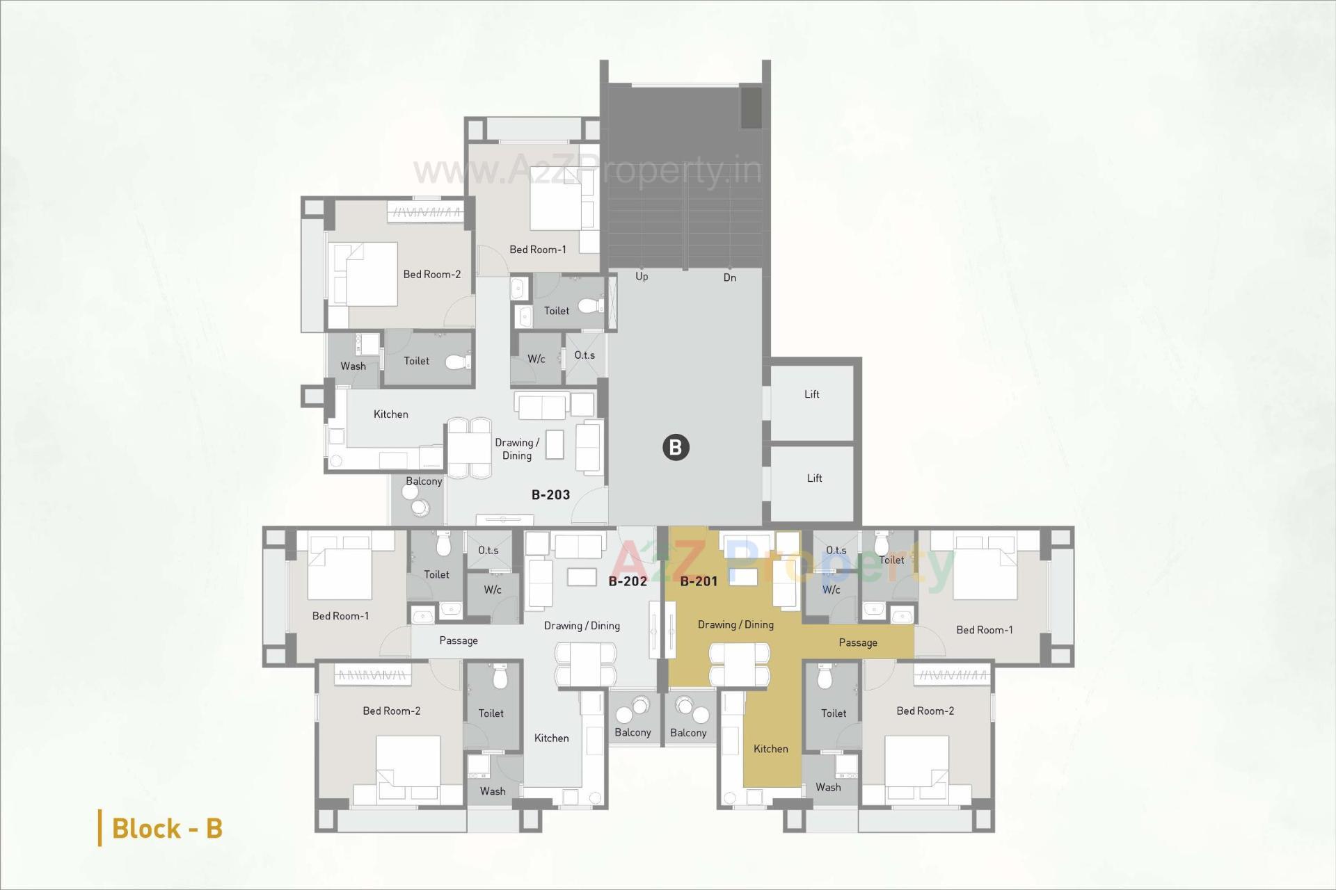 Layout of real estate project Myco Akeelah located at Sarkhej, Ahmedabad, Gujarat