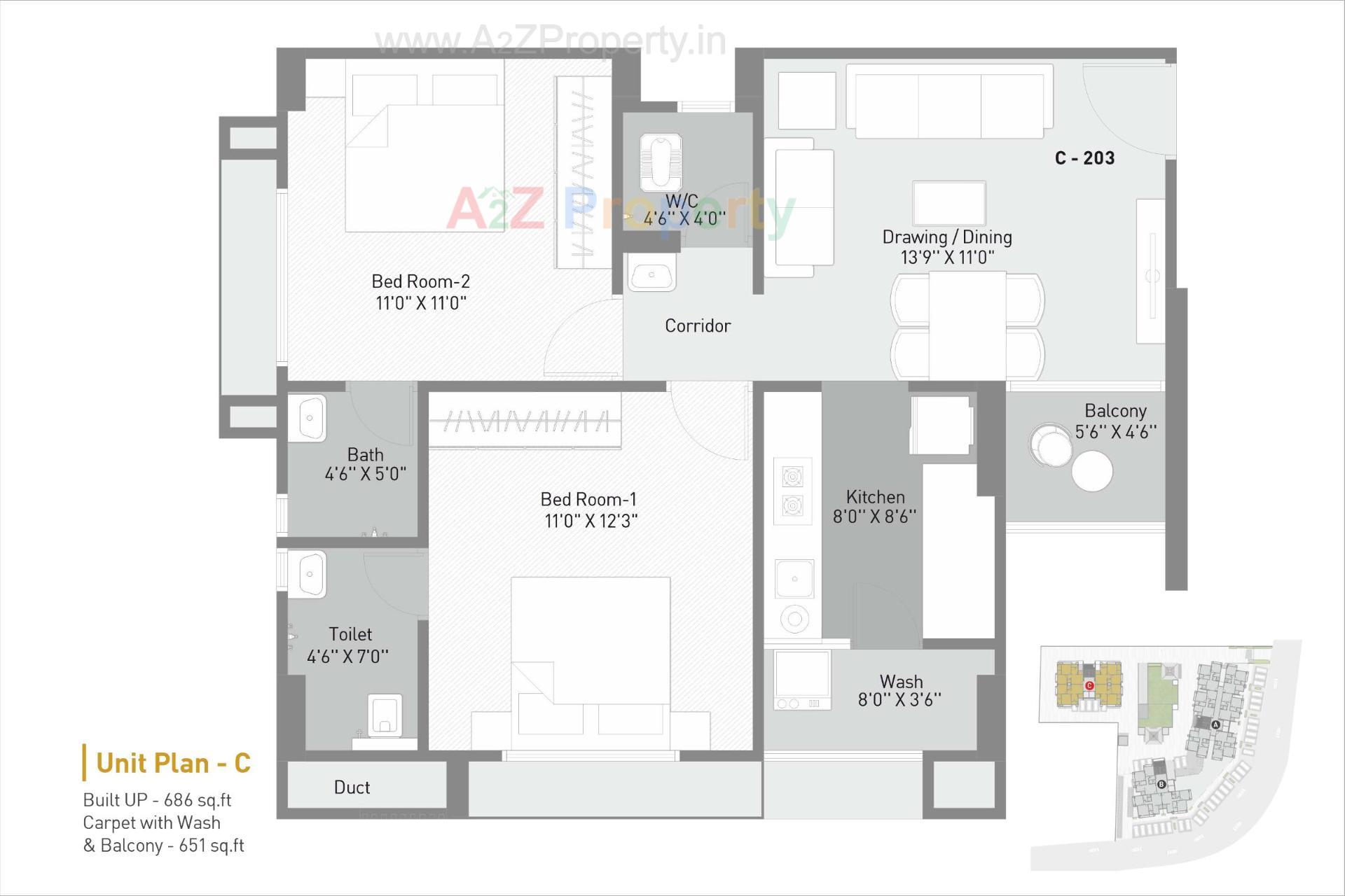 Layout of real estate project Myco Akeelah located at Sarkhej, Ahmedabad, Gujarat
