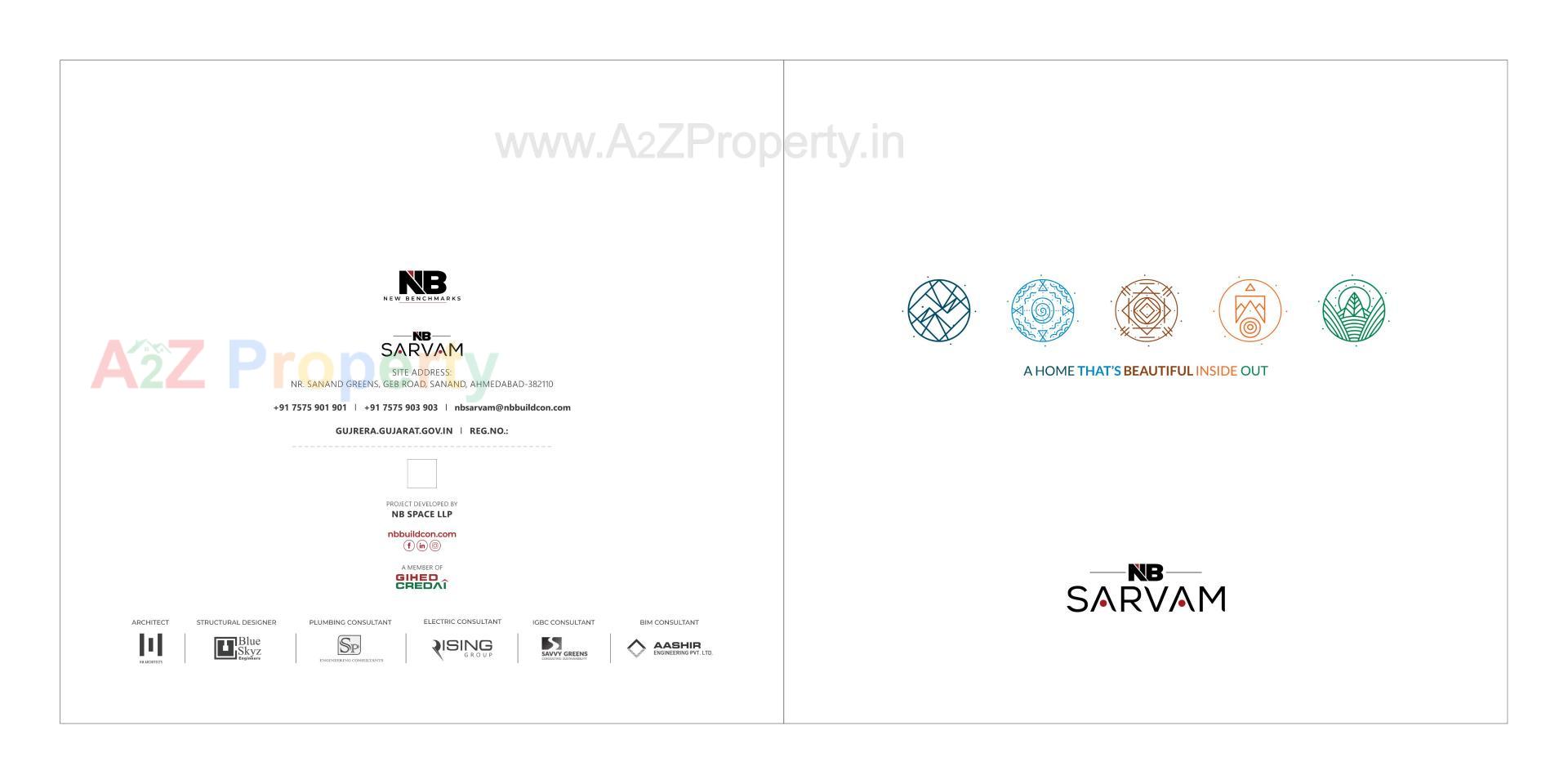  of real estate project N B Sarvam located at Sanand, Ahmedabad, Gujarat