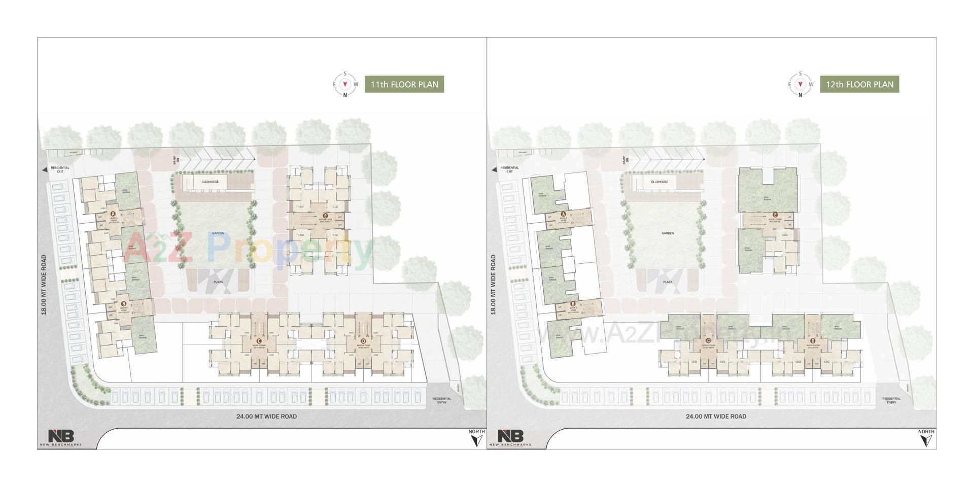 Layout of real estate project N B Sarvam located at Sanand, Ahmedabad, Gujarat
