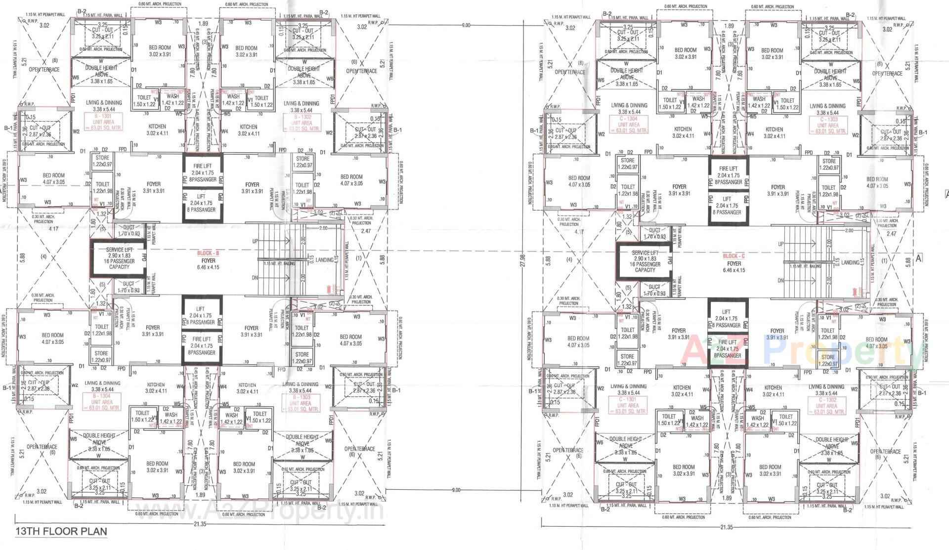 Layout of real estate project N K Anantaya located at Vasna, Ahmedabad, Gujarat