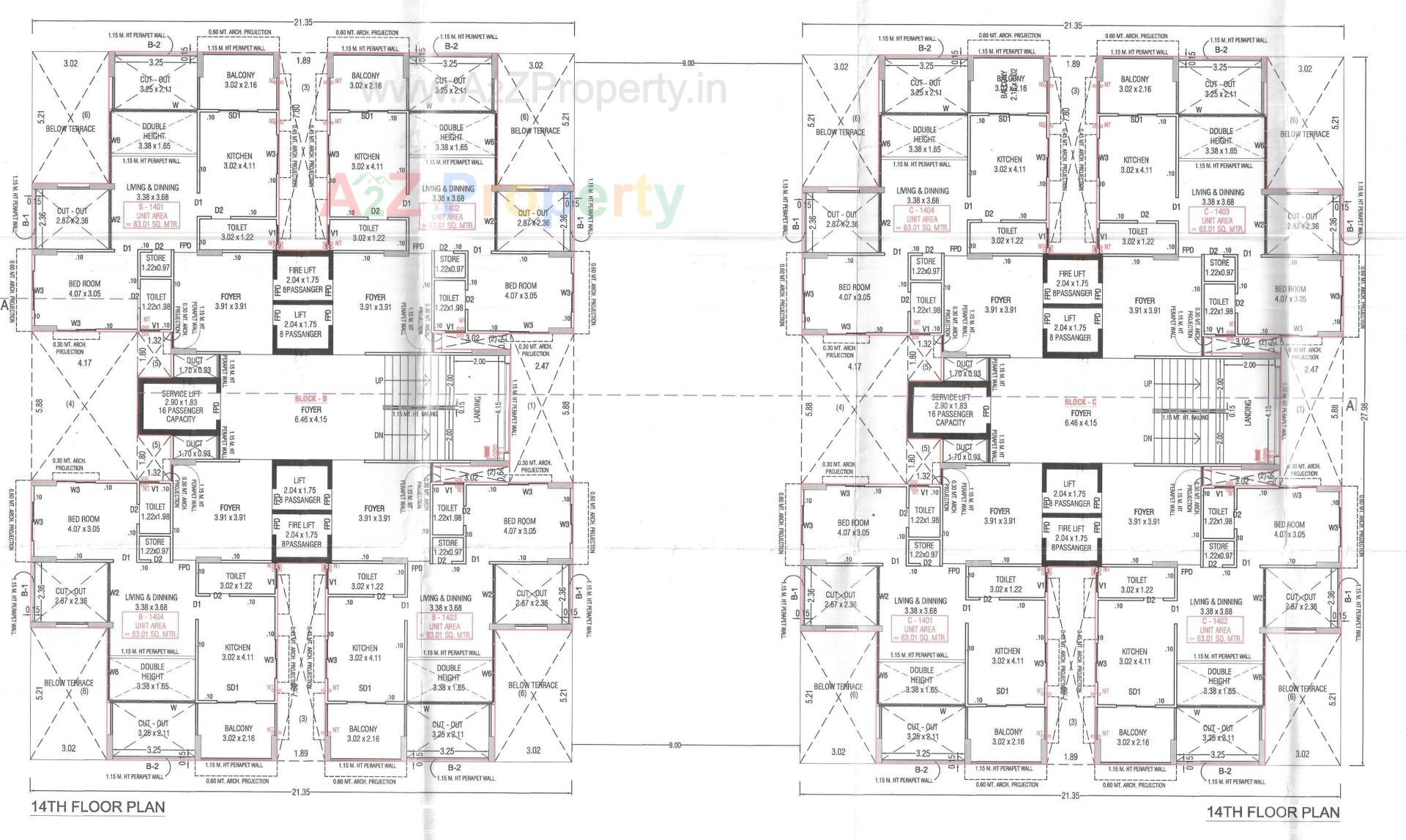 Layout of real estate project N K Anantaya located at Vasna, Ahmedabad, Gujarat