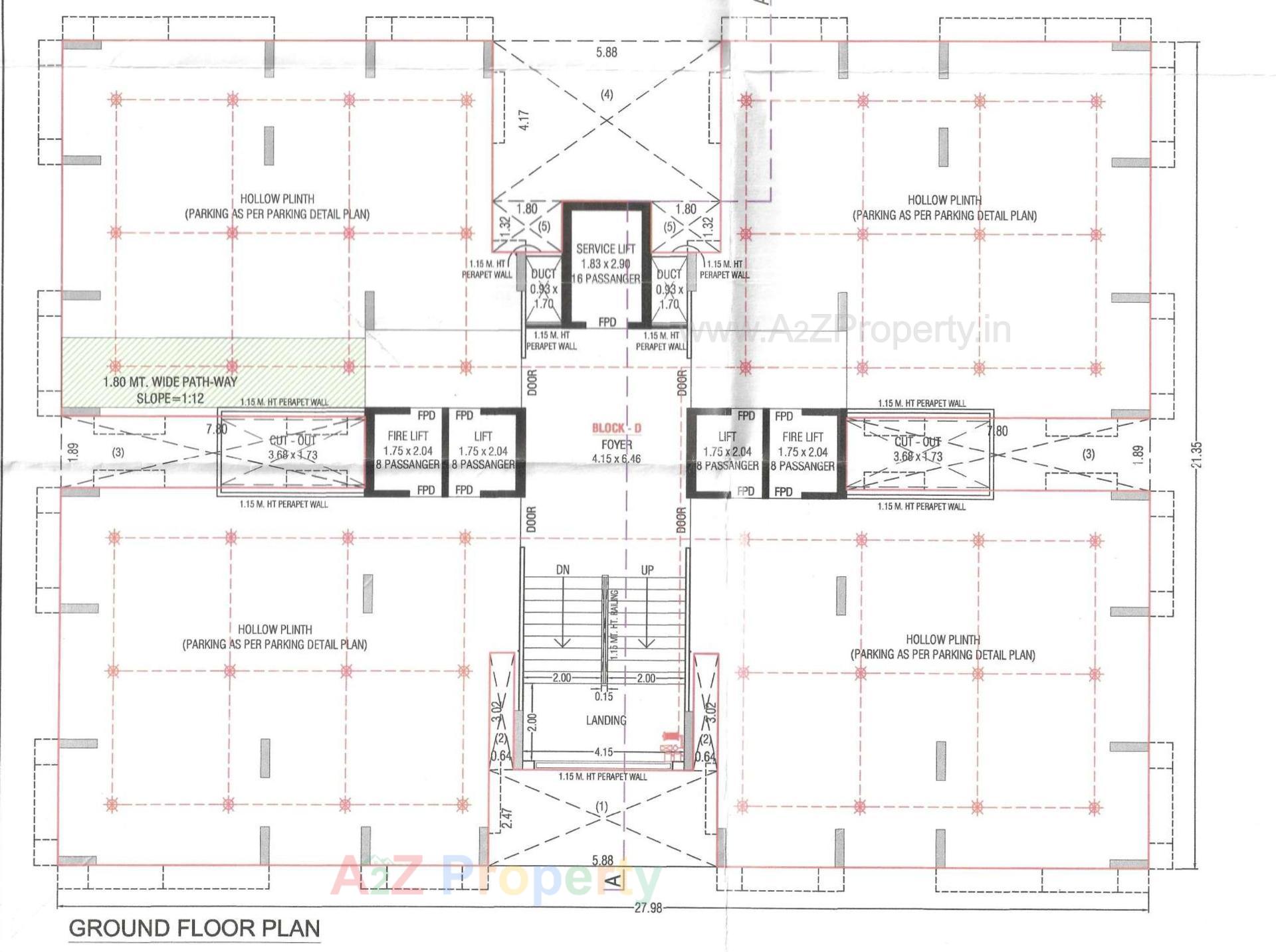 Layout of real estate project N K Anantaya located at Vasna, Ahmedabad, Gujarat