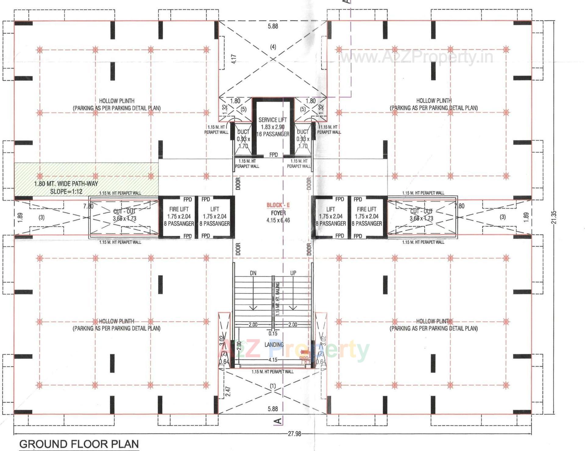 Layout of real estate project N K Anantaya located at Vasna, Ahmedabad, Gujarat