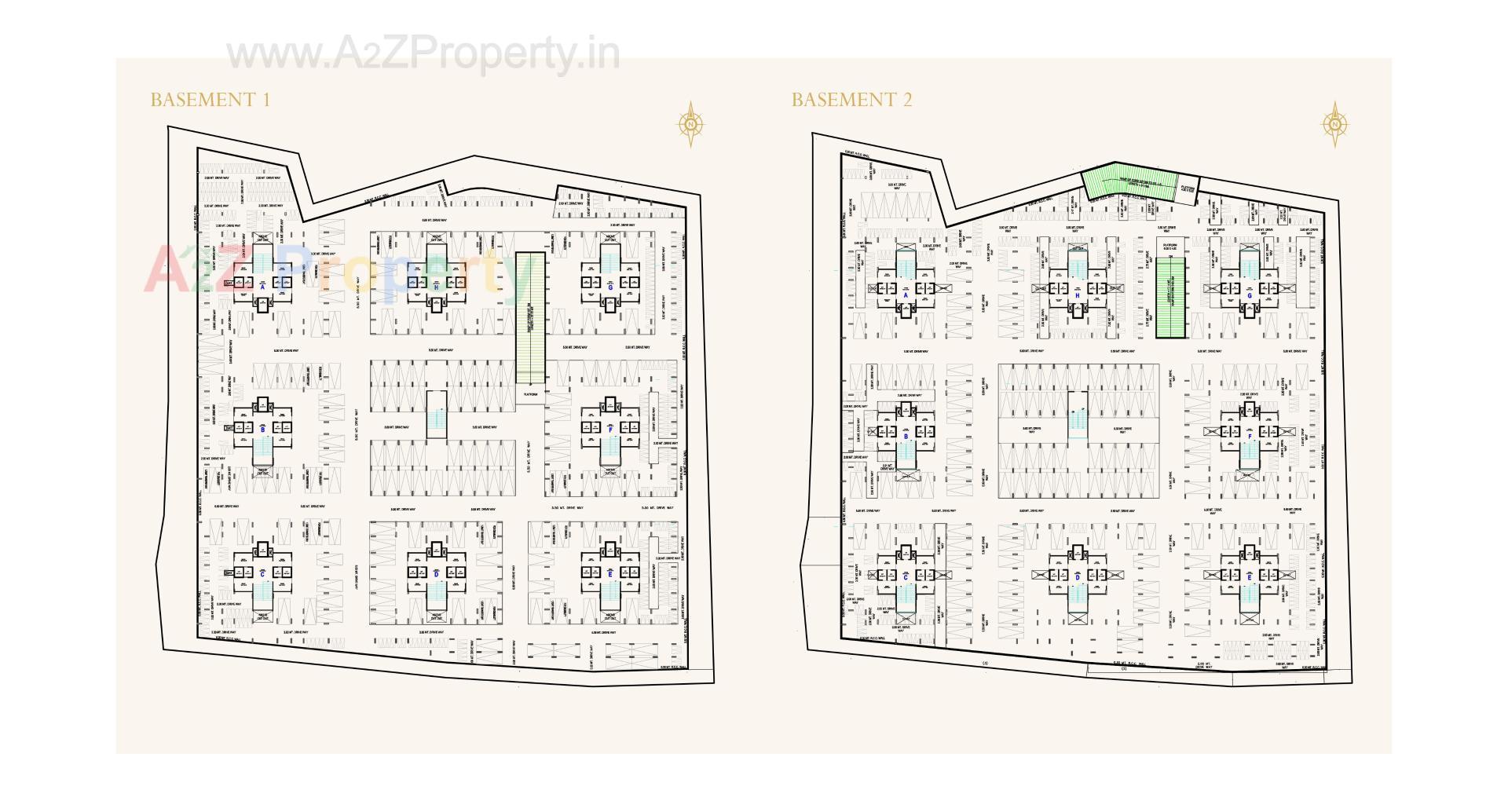 Layout of real estate project N K Anantaya located at Vasana, Ahmedabad, Gujarat