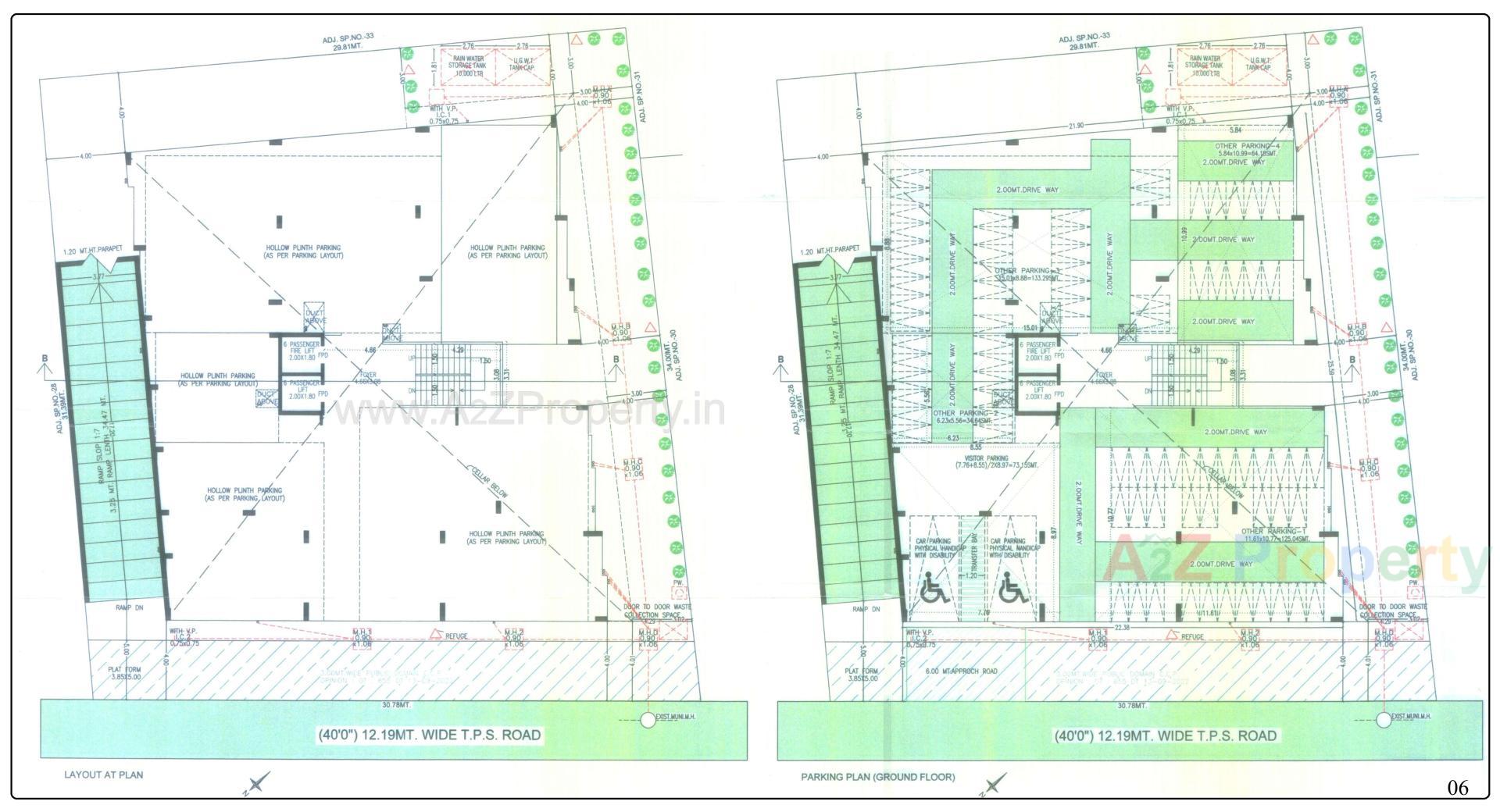 Layout of real estate project Nakshatra Bricks located at Chhadawad, Ahmedabad, Gujarat