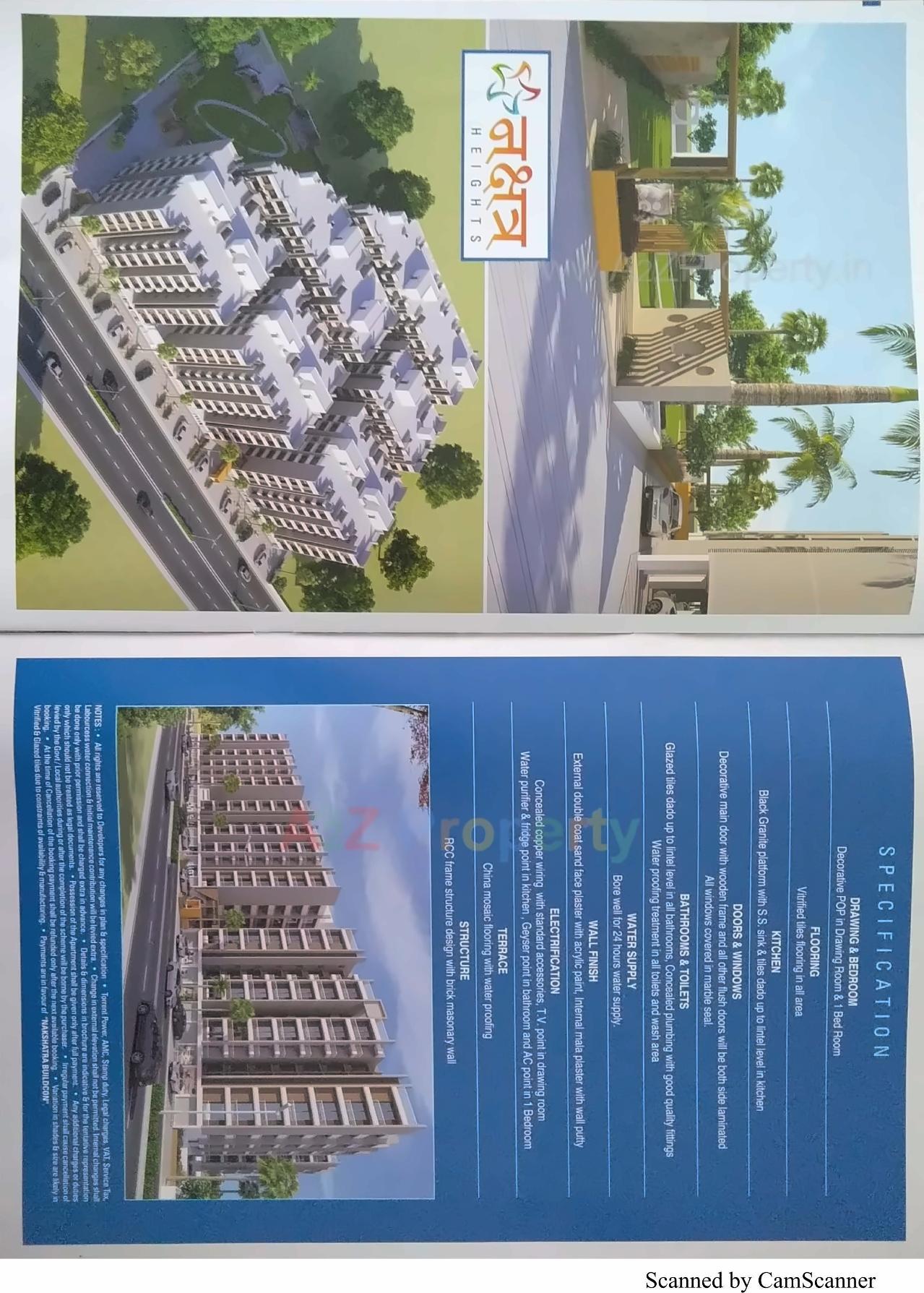 3D Elevation of real estate project Nakshatra Heights located at Vatva, Ahmedabad, Gujarat