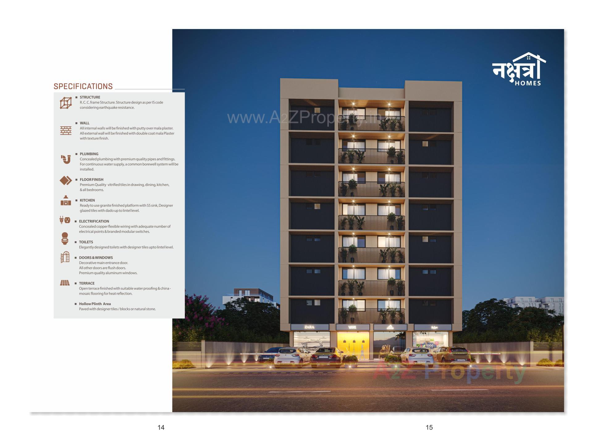  of real estate project Nakshatra Homes located at Chenpur, Ahmedabad, Gujarat