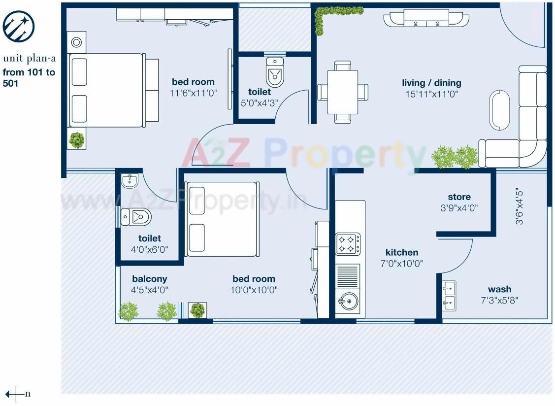 Layout of real estate project Nakshatra Residency located at Bopal, Ahmedabad, Gujarat