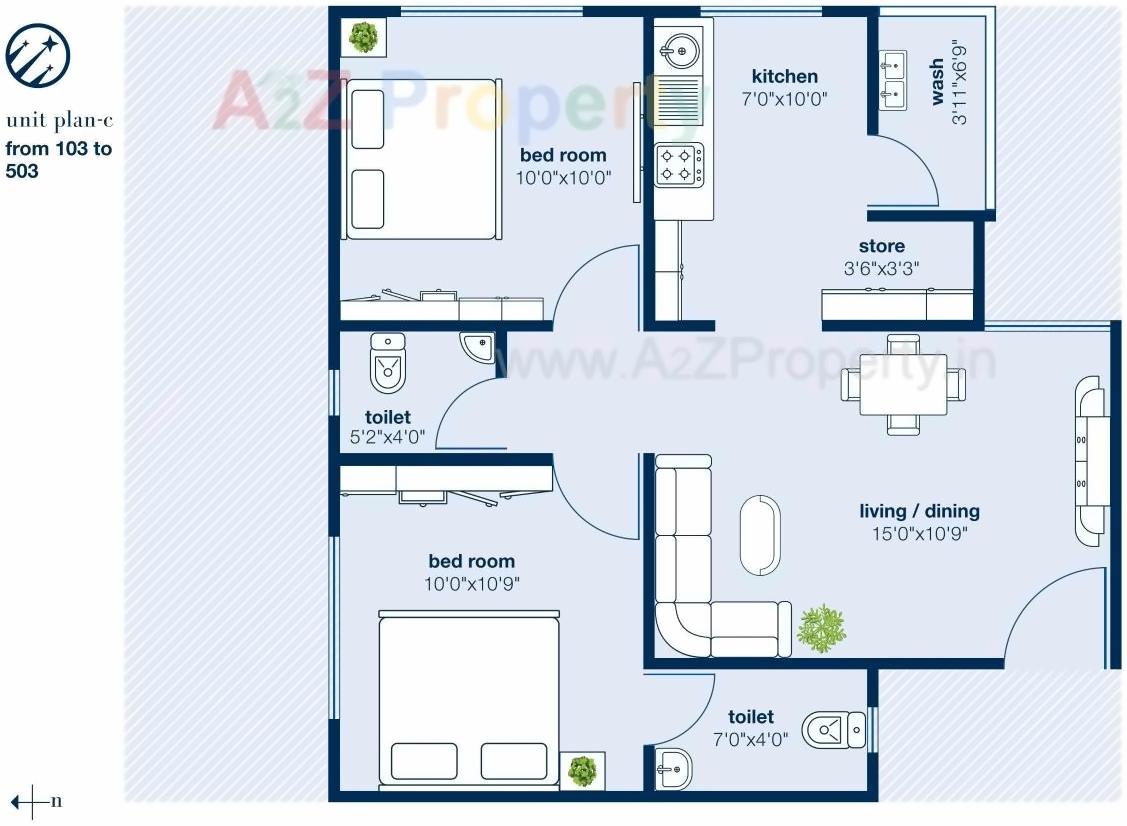 Layout of real estate project Nakshatra Residency located at Bopal, Ahmedabad, Gujarat