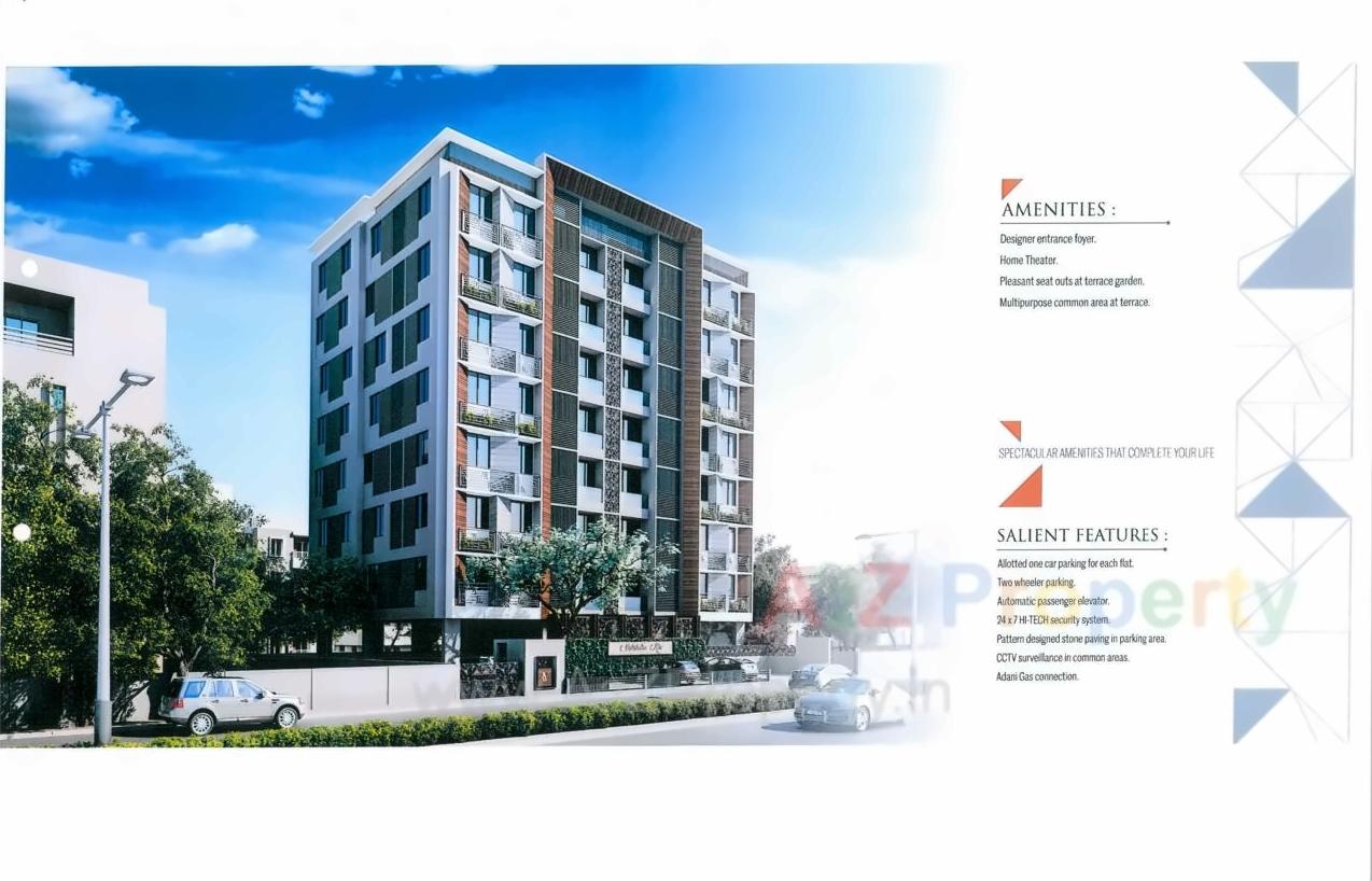 3D Elevation of real estate project Nakshatra Rise located at Paldi, Ahmedabad, Gujarat