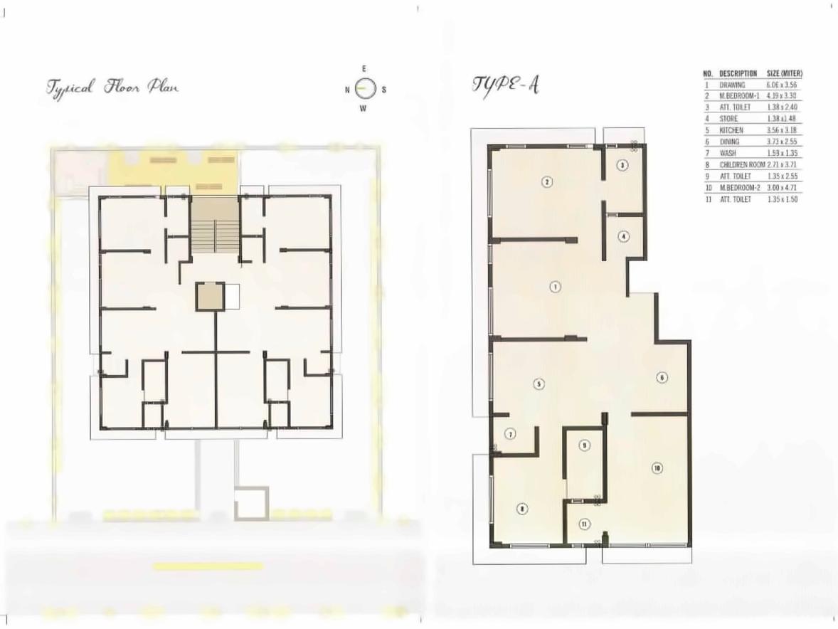 Layout of real estate project Nakshatra located at City, Ahmedabad, Gujarat