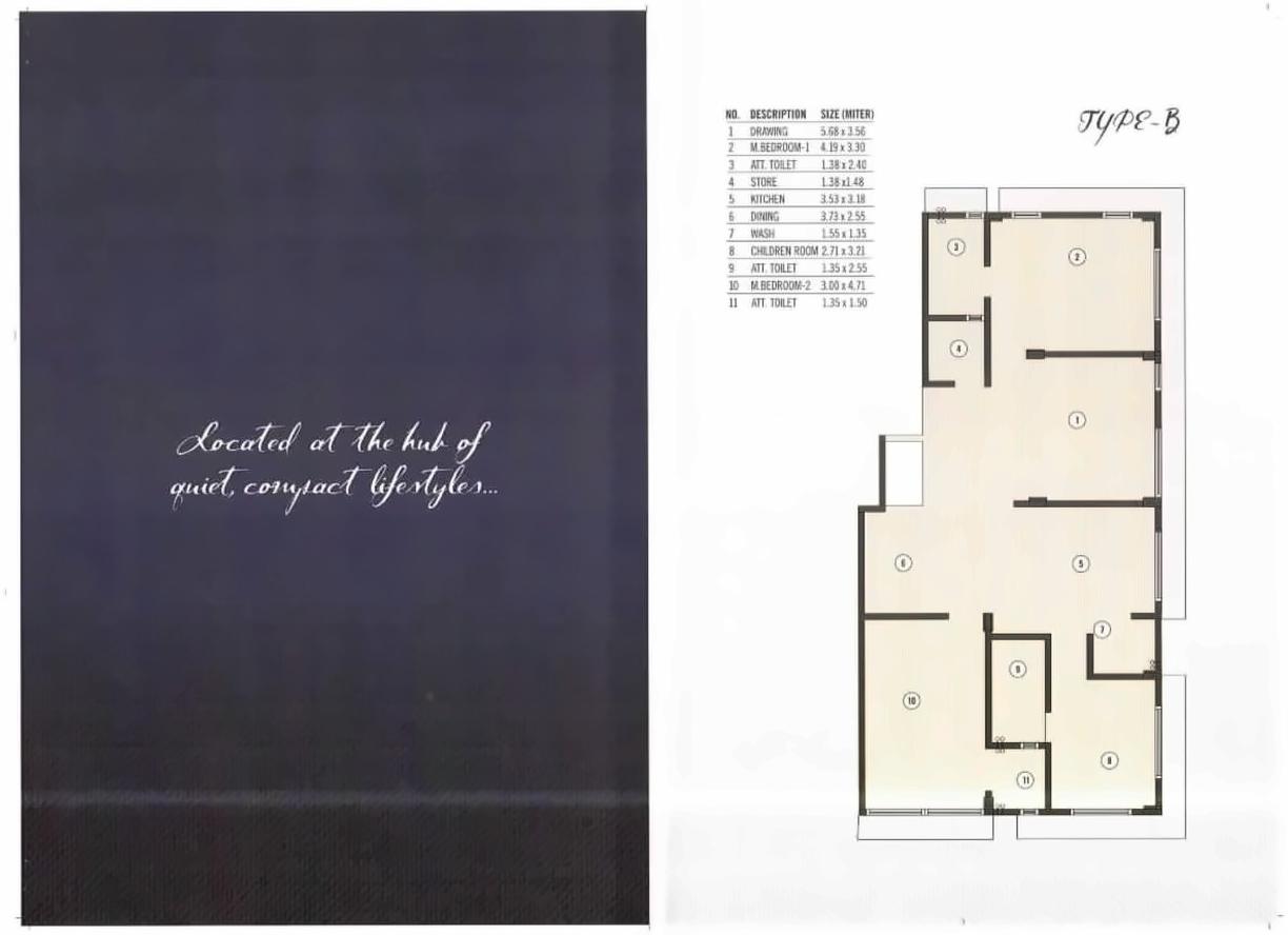 Layout of real estate project Nakshatra located at City, Ahmedabad, Gujarat