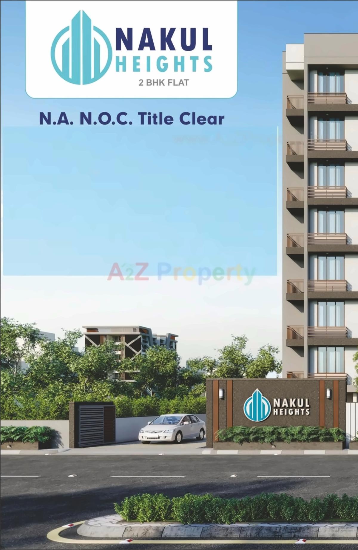 3D Elevation of real estate project Nakul Heights located at Muthia, Ahmedabad, Gujarat