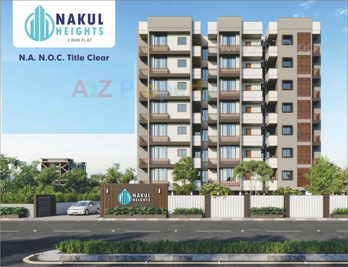 3D Elevation of real estate project Nakul Heights located at Muthia, Ahmedabad, Gujarat