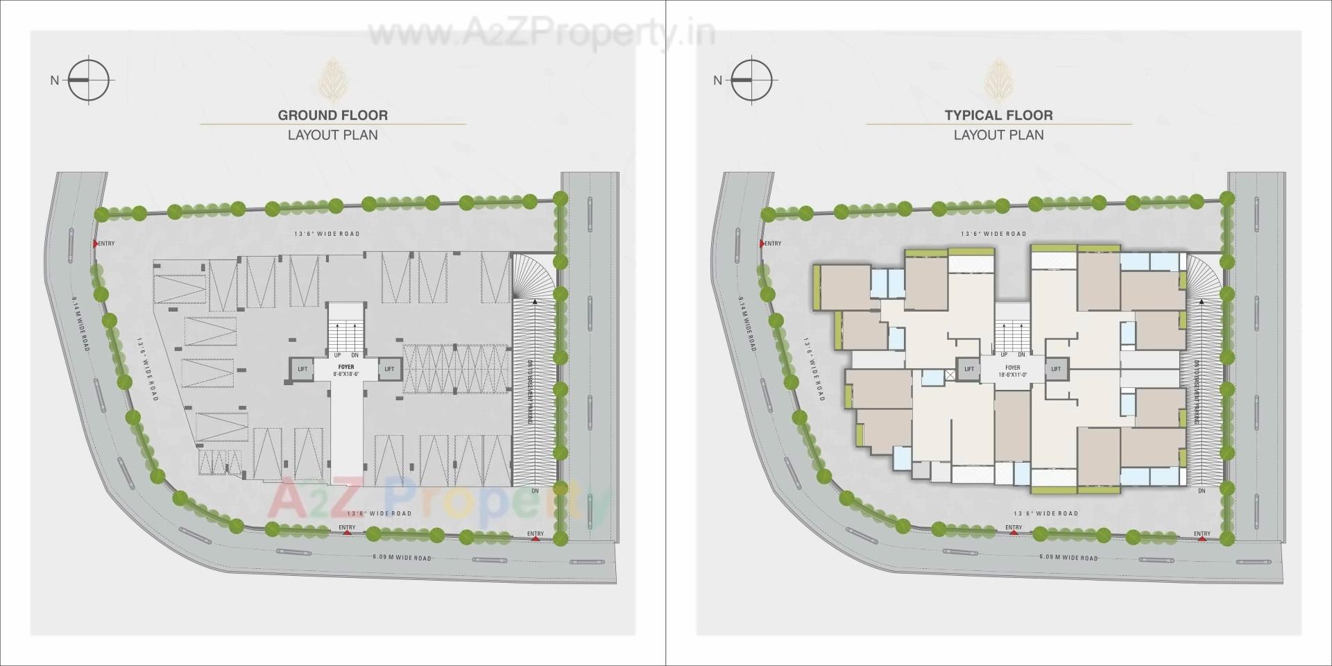 Layout of real estate project Namrata Flats located at Ahmedabad, Ahmedabad, Gujarat