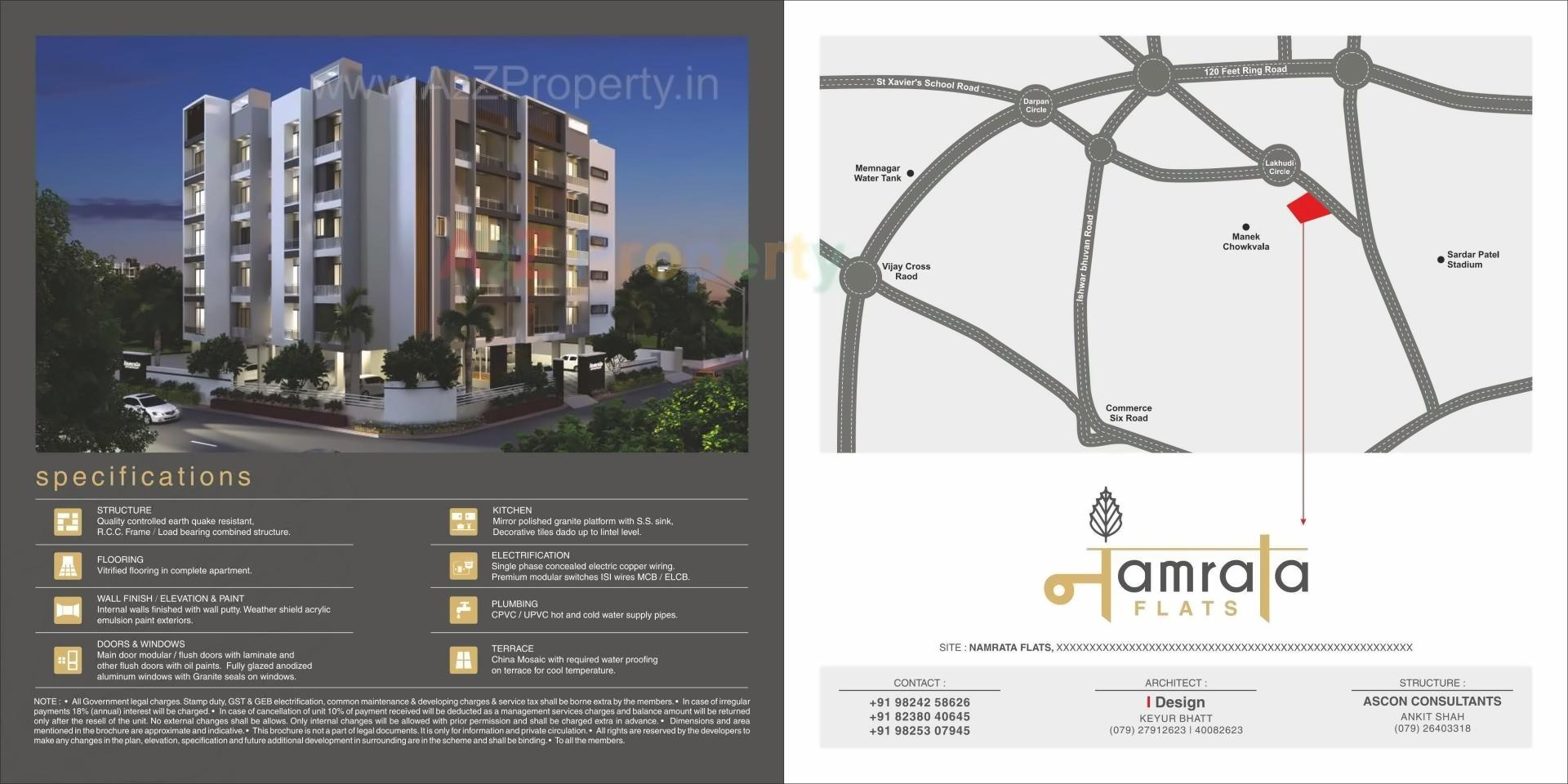  of real estate project Namrata Flats located at Ahmedabad, Ahmedabad, Gujarat