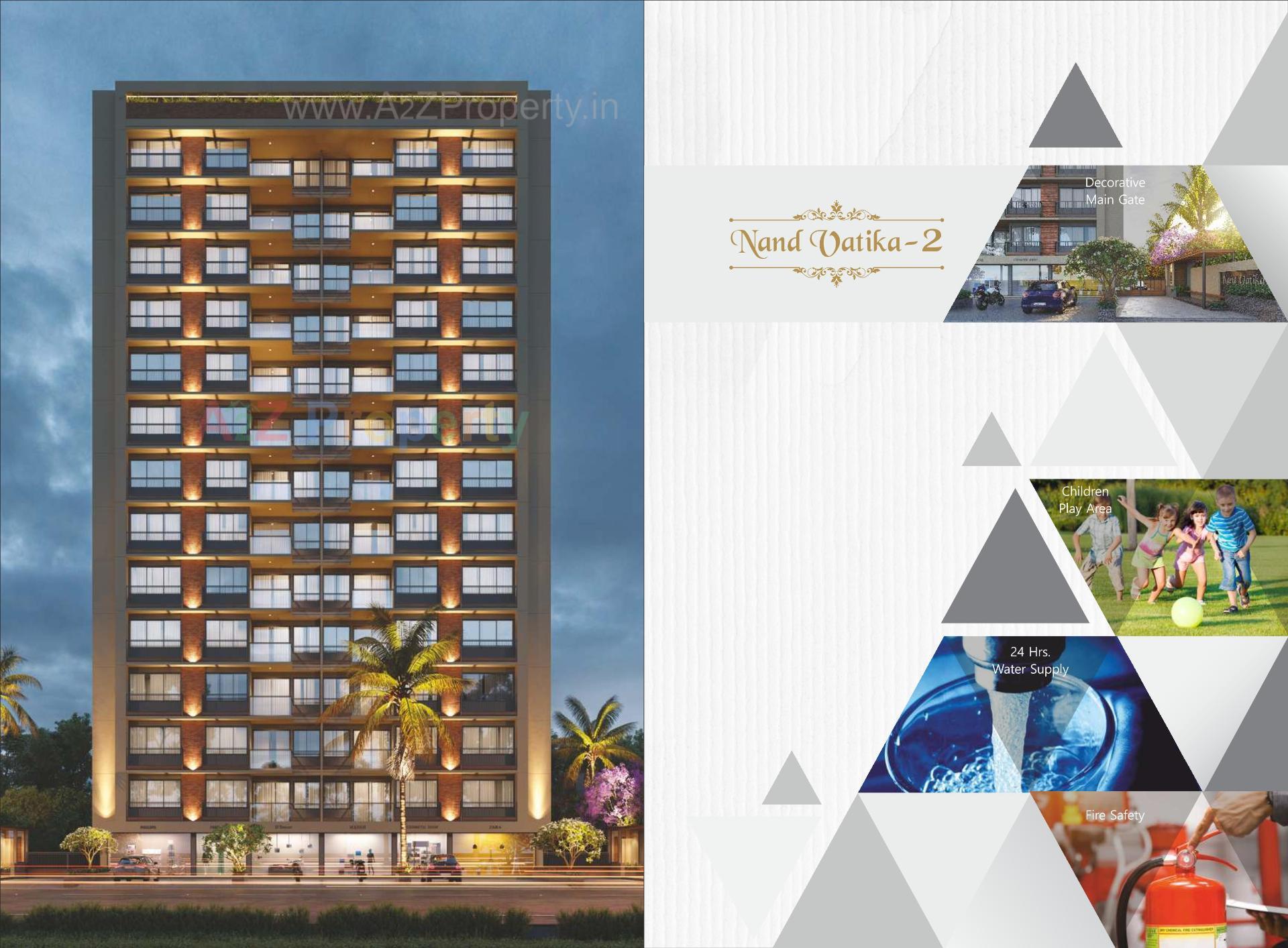 3D Elevation of real estate project Nand Vatika located at Hanspura, Ahmedabad, Gujarat