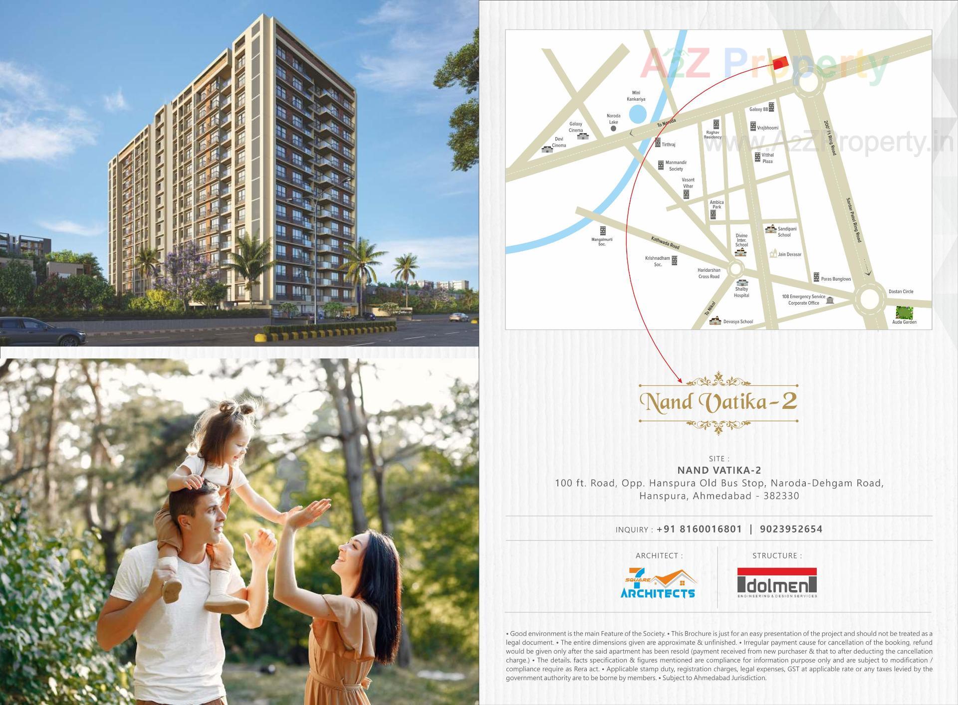  of real estate project Nand Vatika located at Hanspura, Ahmedabad, Gujarat