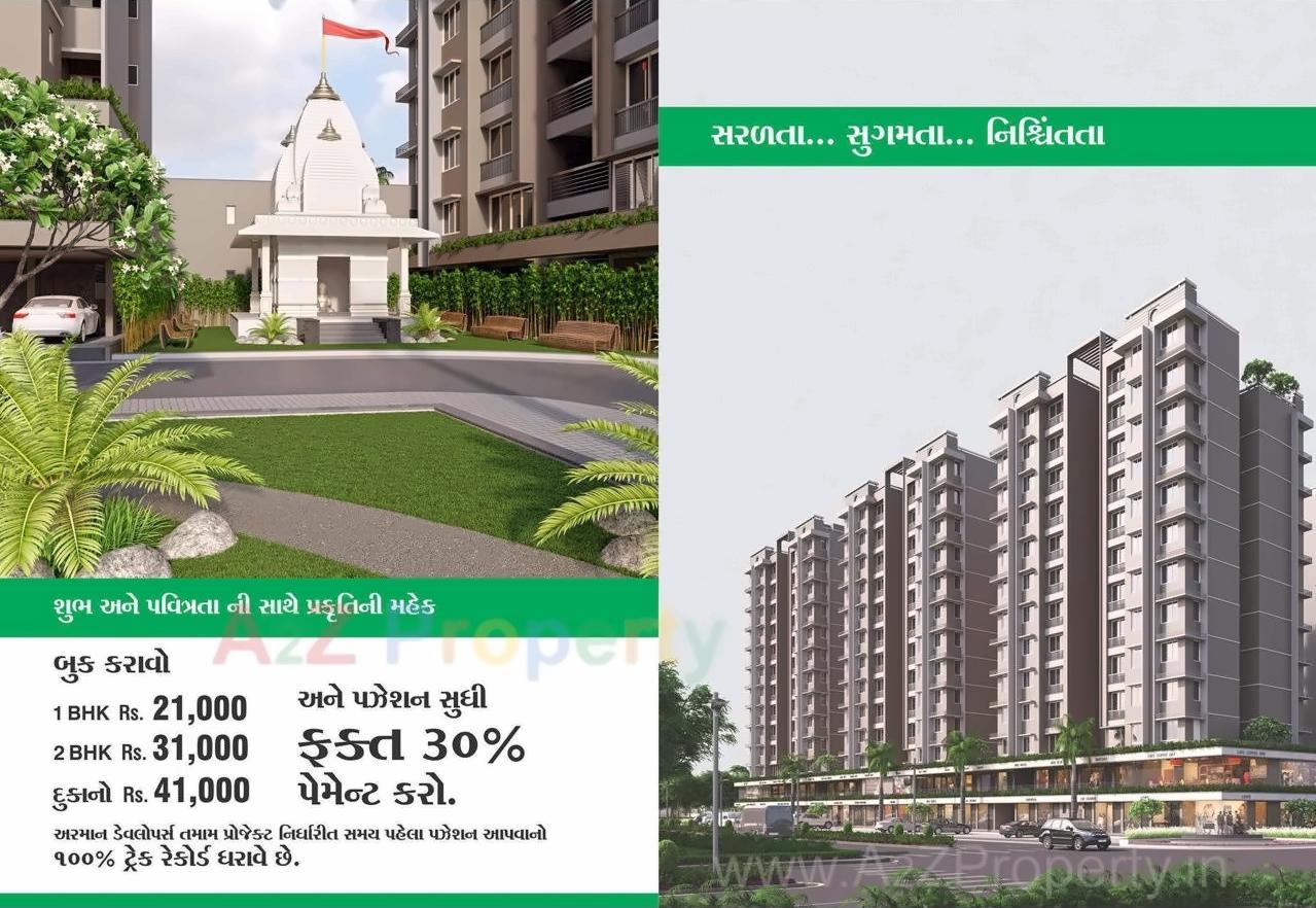 3D Elevation of real estate project Nandanvan Heights located at Narol, Ahmedabad, Gujarat