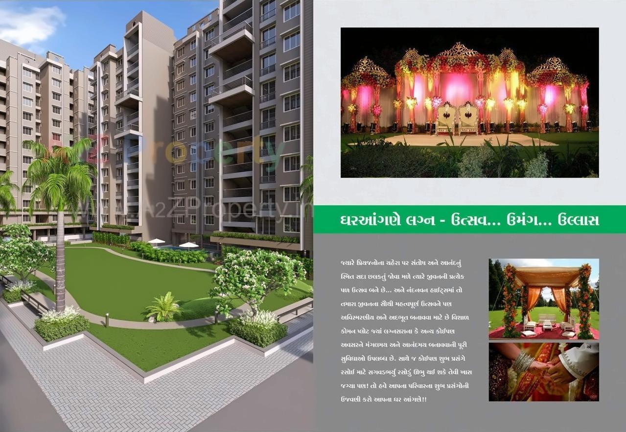 3D Elevation of real estate project Nandanvan Heights located at Narol, Ahmedabad, Gujarat