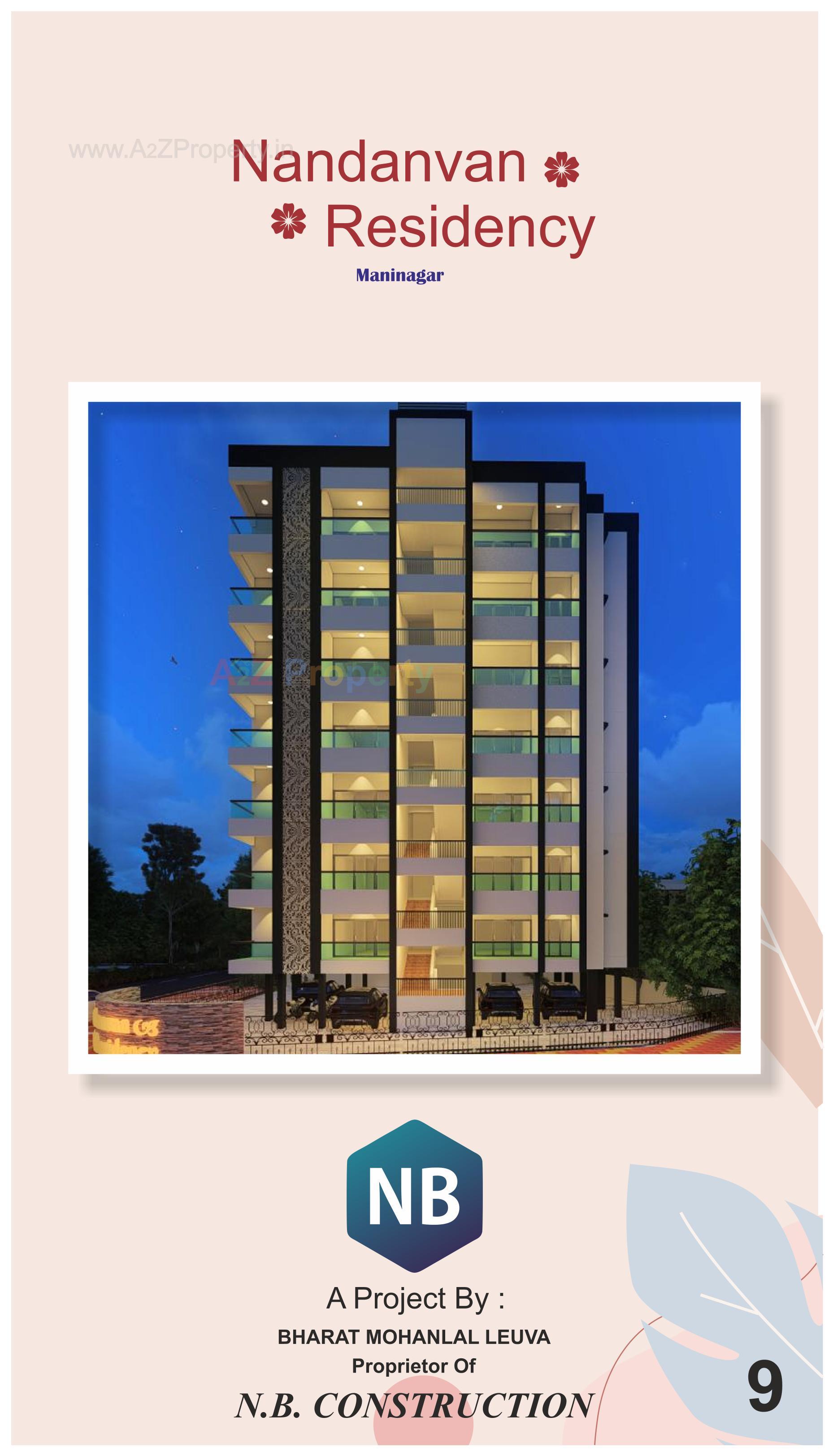 3D Elevation of real estate project Nandanvan Residency located at Maninagar, Ahmedabad, Gujarat