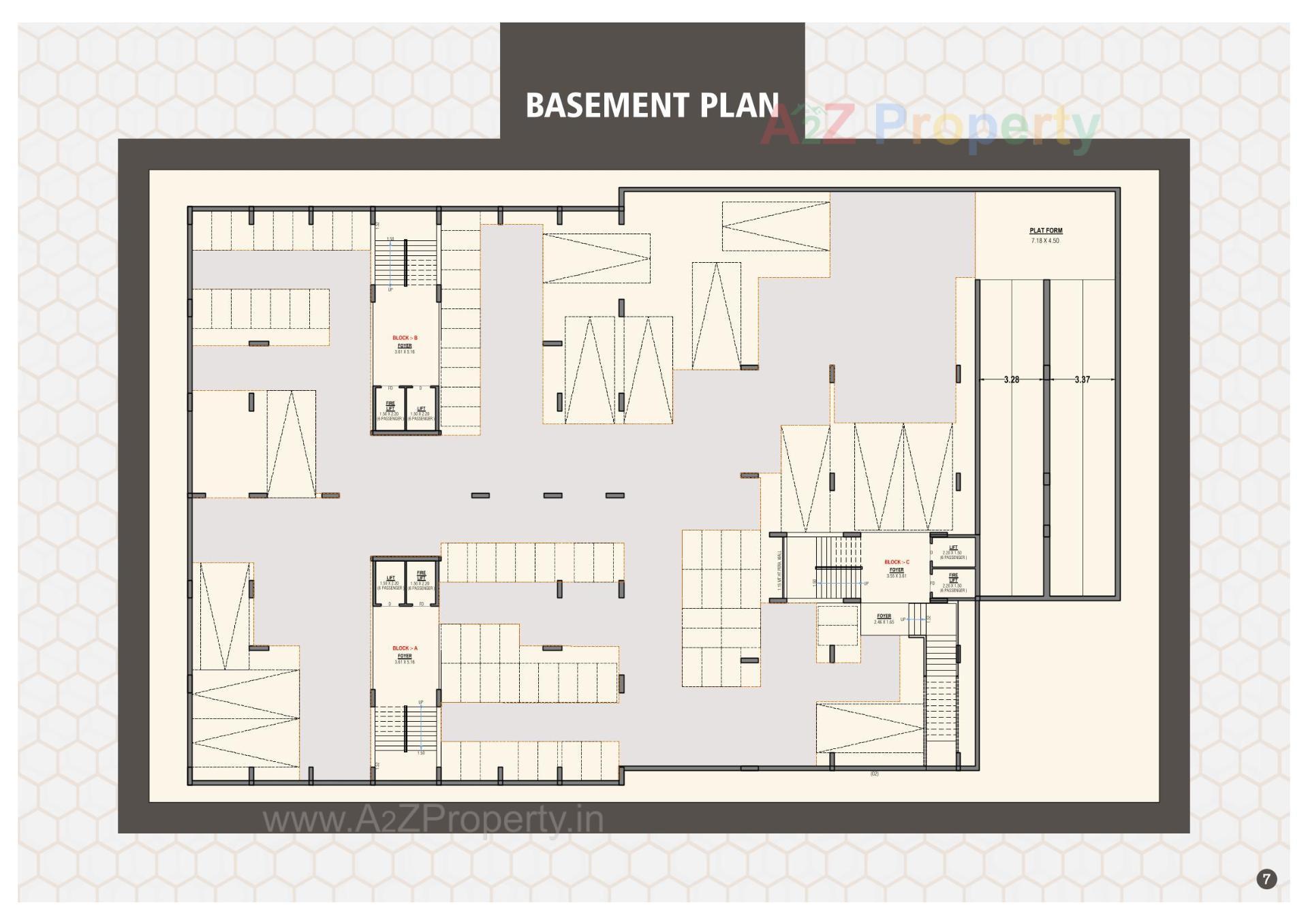 Layout of real estate project Nanddeep Homes located at Singarva, Ahmedabad, Gujarat