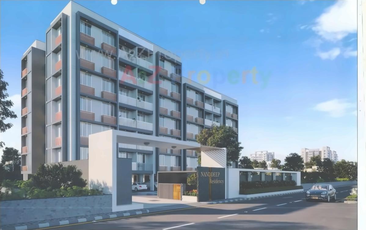 3D Elevation of real estate project Nanddeep Residency located at Singarva, Ahmedabad, Gujarat